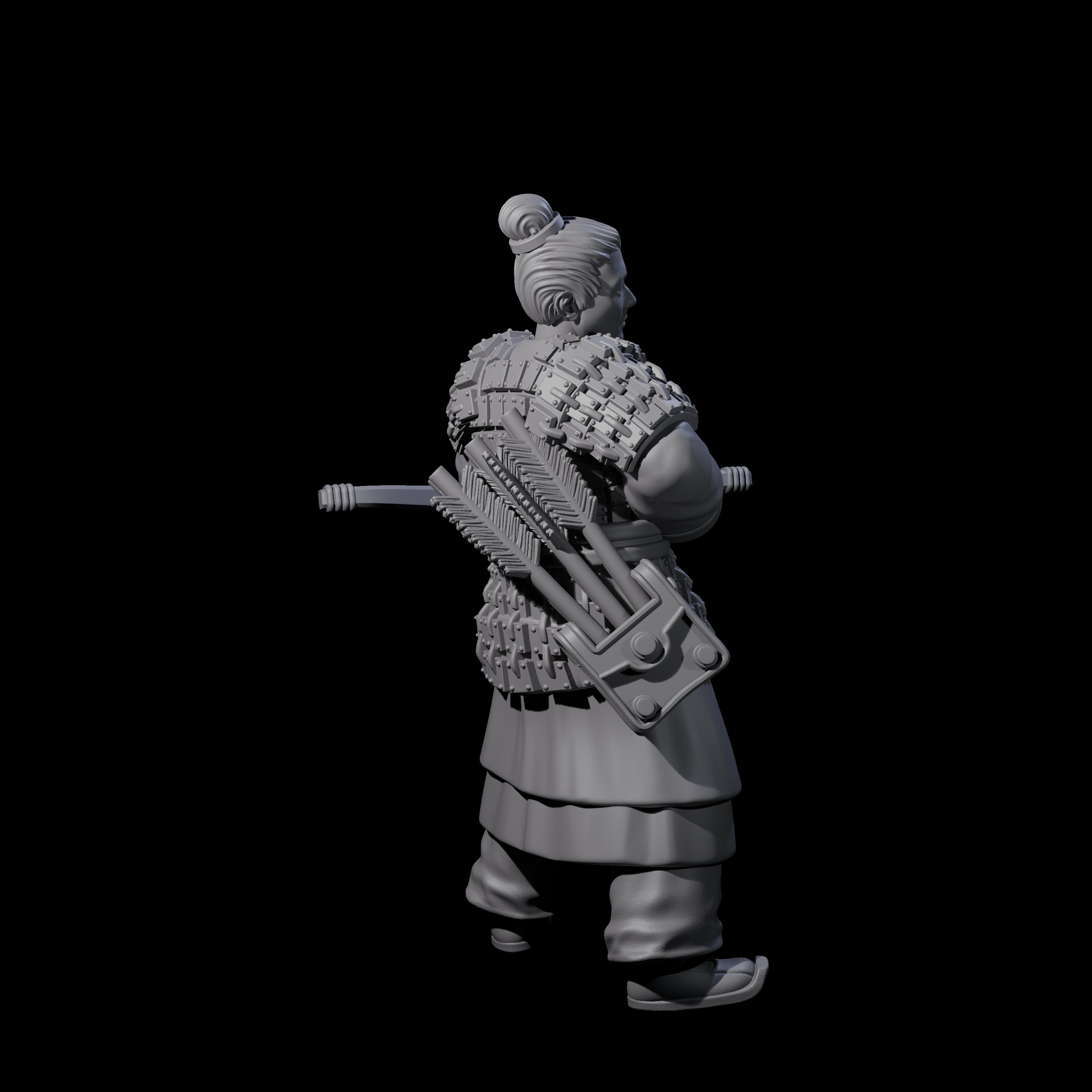 Chinese Terracotta Crossbowman O Miniature for Dungeons and Dragons, Pathfinder or other TTRPGs