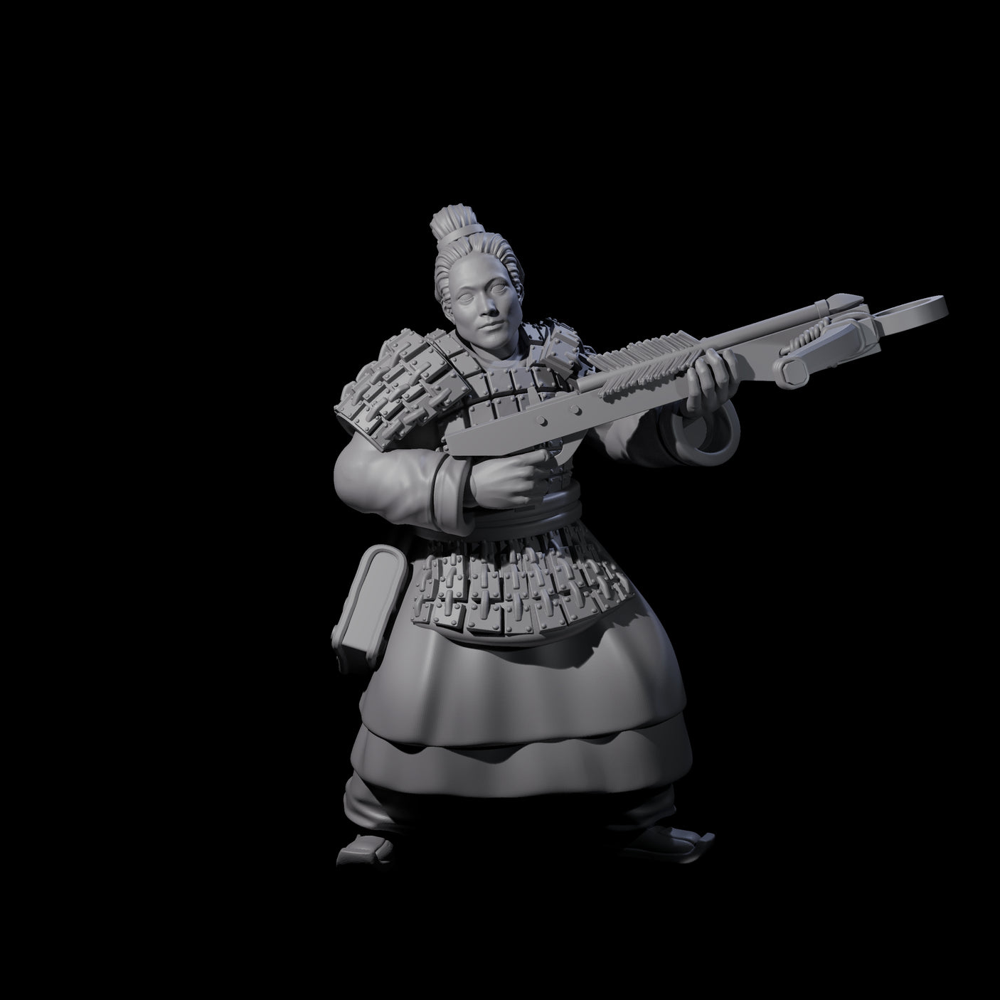 Chinese Terracotta Crossbowmen Miniature for Dungeons and Dragons, Pathfinder or other TTRPGs
