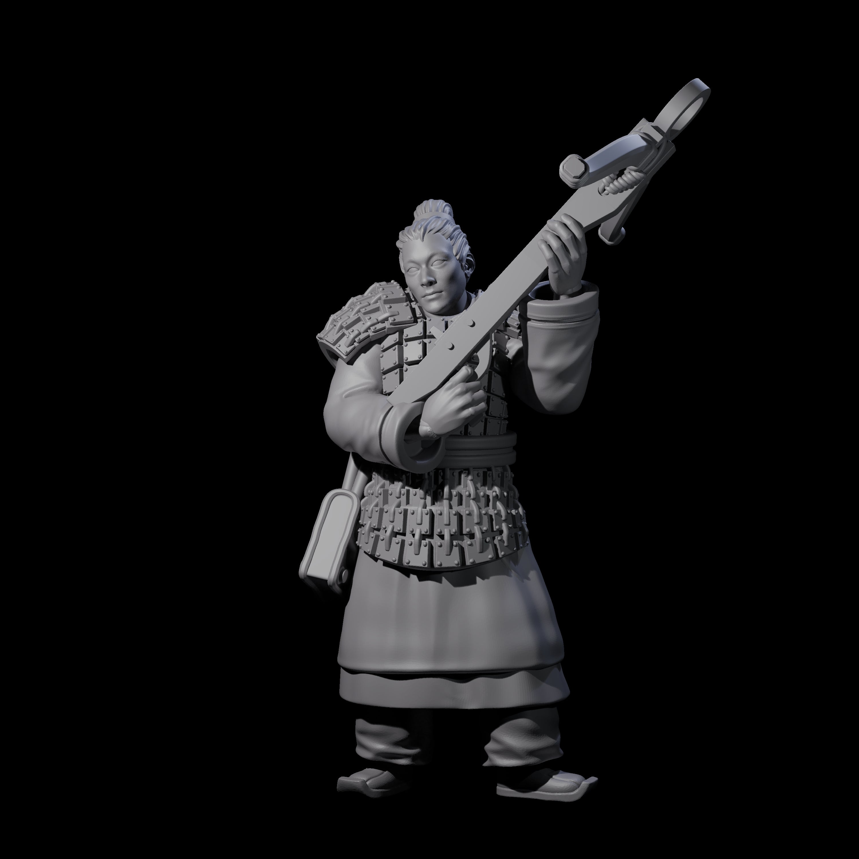 Chinese Terracotta Crossbowmen Miniature for Dungeons and Dragons, Pathfinder or other TTRPGs