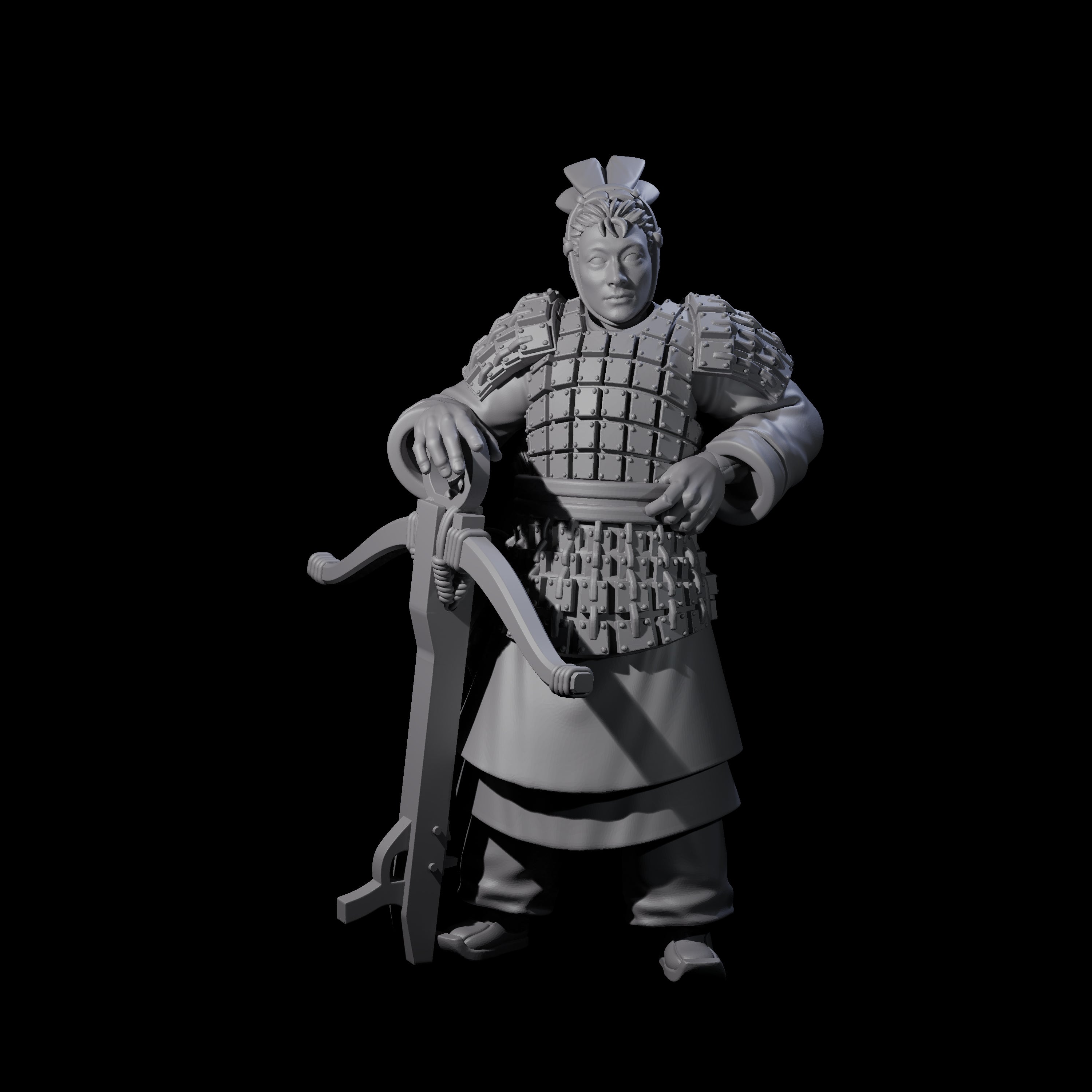 Chinese Terracotta Crossbowmen Miniature for Dungeons and Dragons, Pathfinder or other TTRPGs