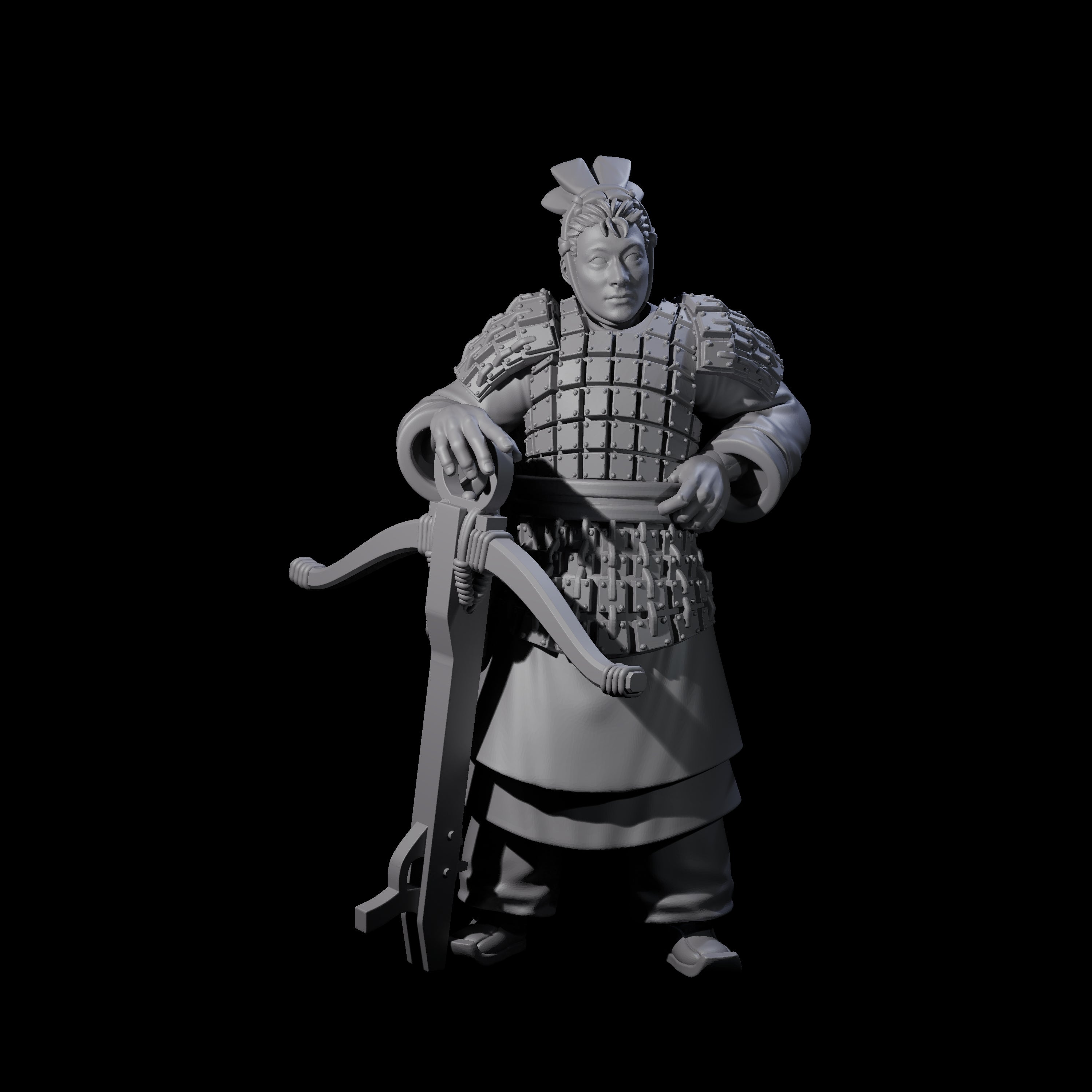 Chinese Terracotta Crossbowmen Miniature for Dungeons and Dragons, Pathfinder or other TTRPGs