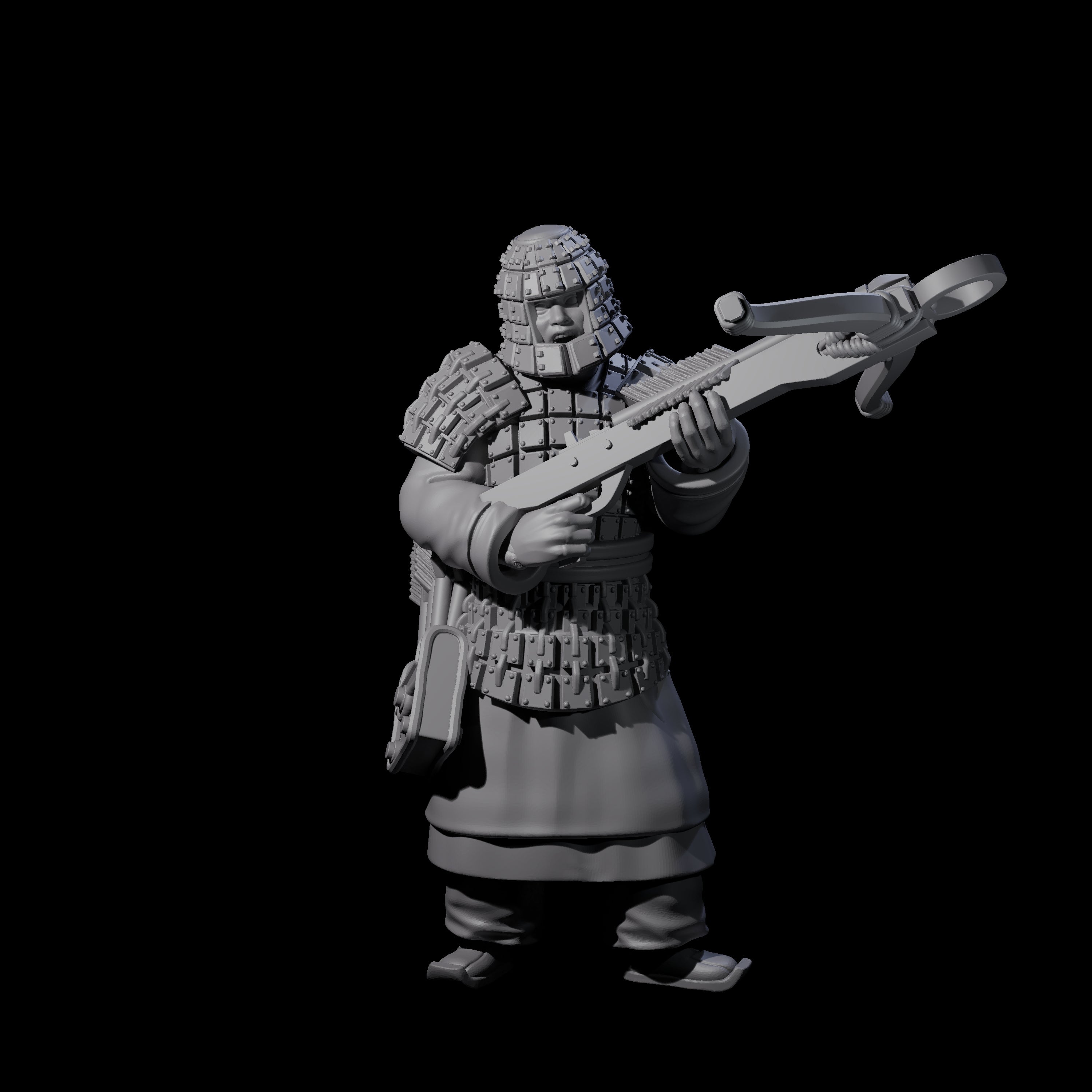 Chinese Terracotta Crossbowmen Miniature for Dungeons and Dragons, Pathfinder or other TTRPGs