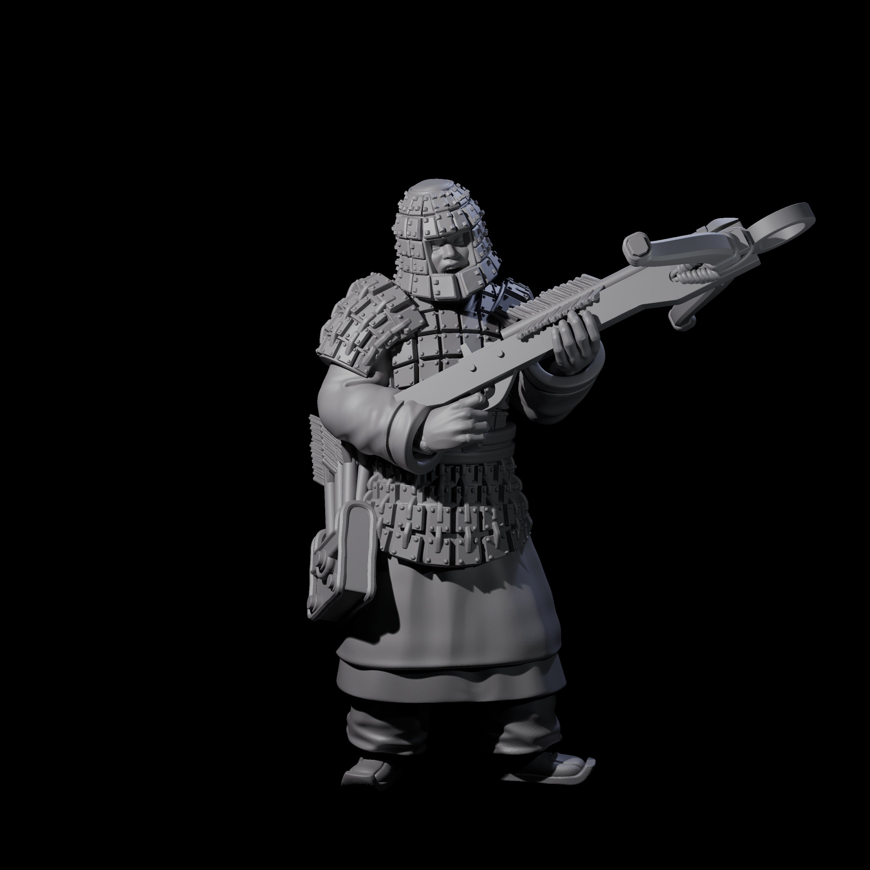 Chinese Terracotta Crossbowmen Miniature for Dungeons and Dragons, Pathfinder or other TTRPGs