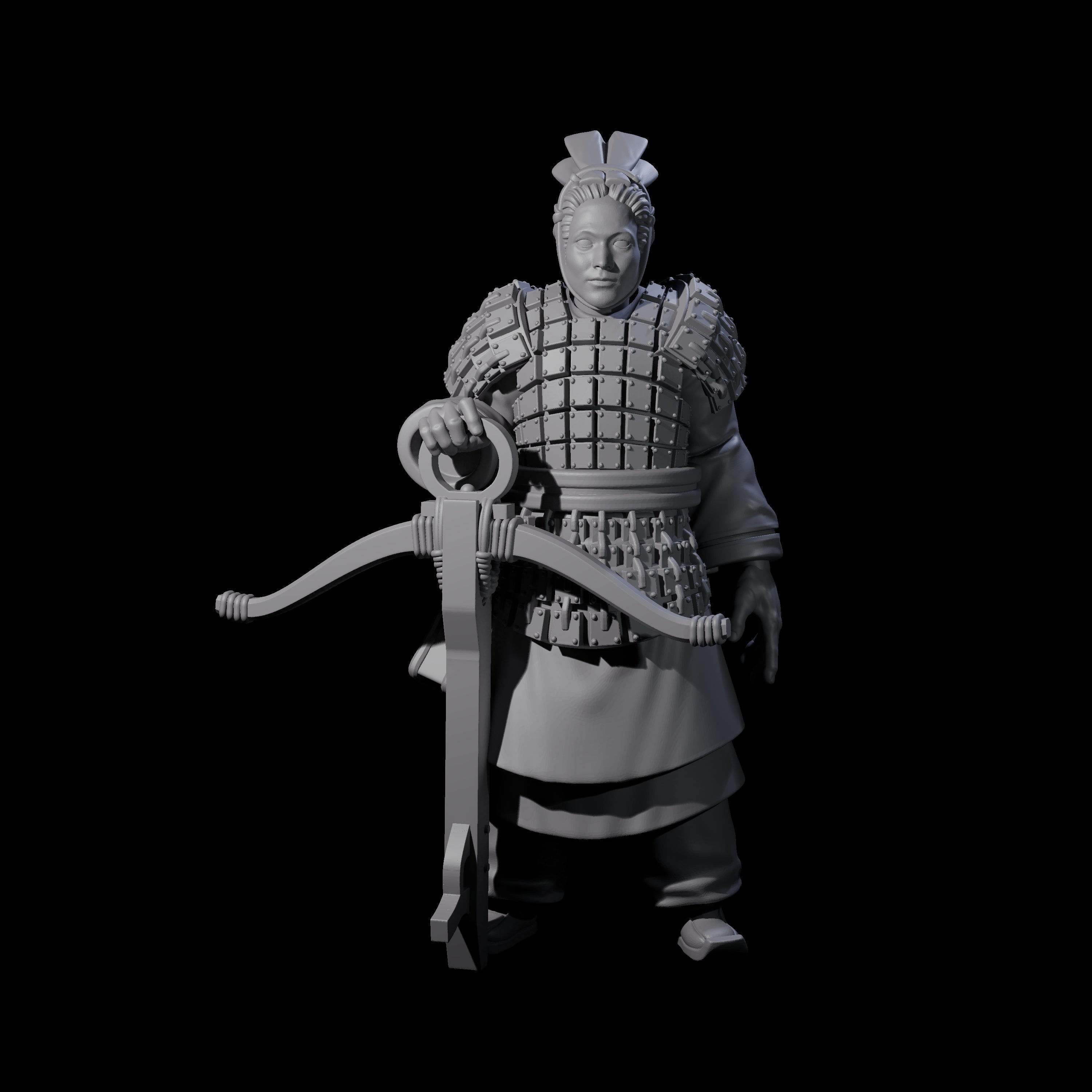 Chinese Terracotta Crossbowmen Miniature for Dungeons and Dragons, Pathfinder or other TTRPGs
