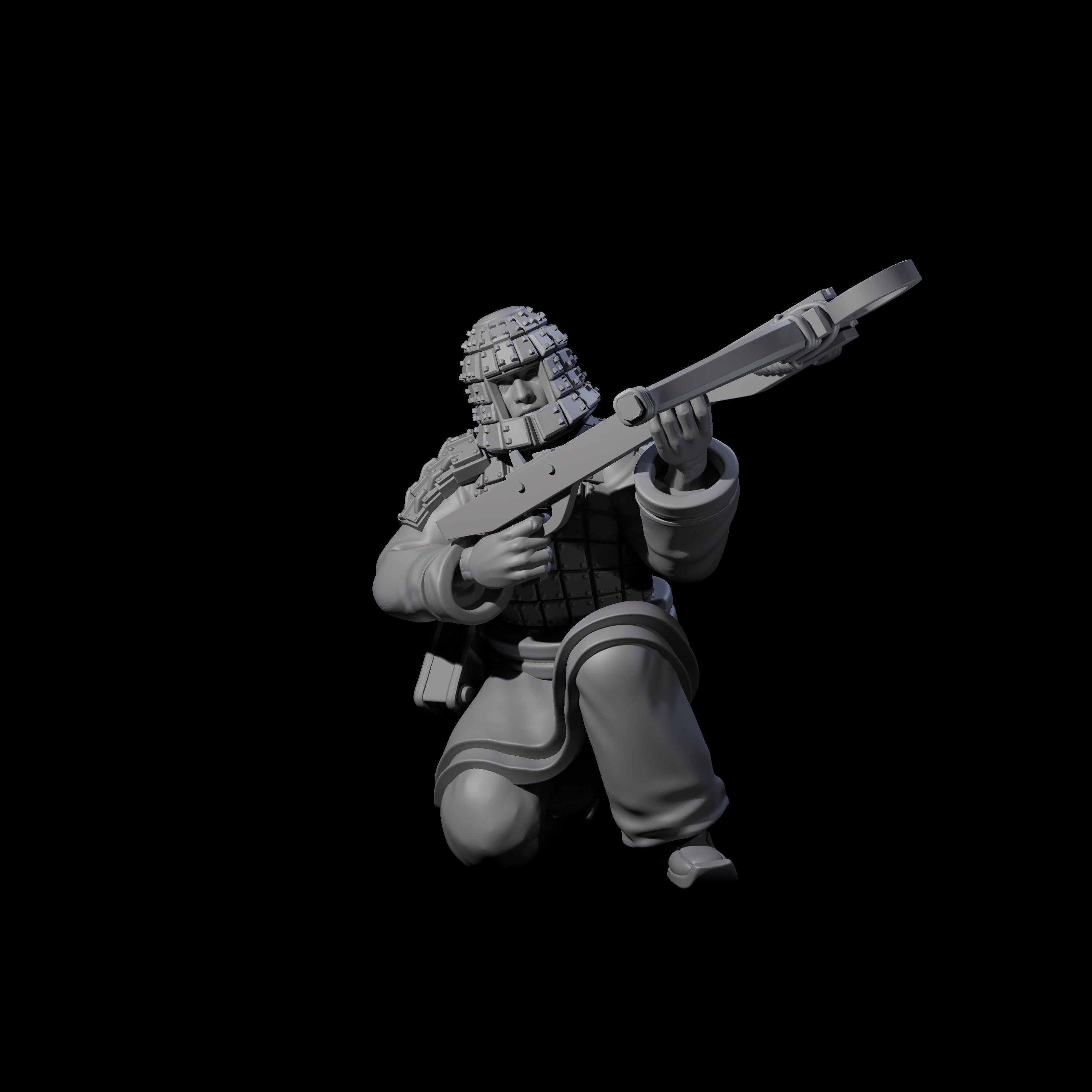 Chinese Terracotta Crossbowmen Miniature for Dungeons and Dragons, Pathfinder or other TTRPGs