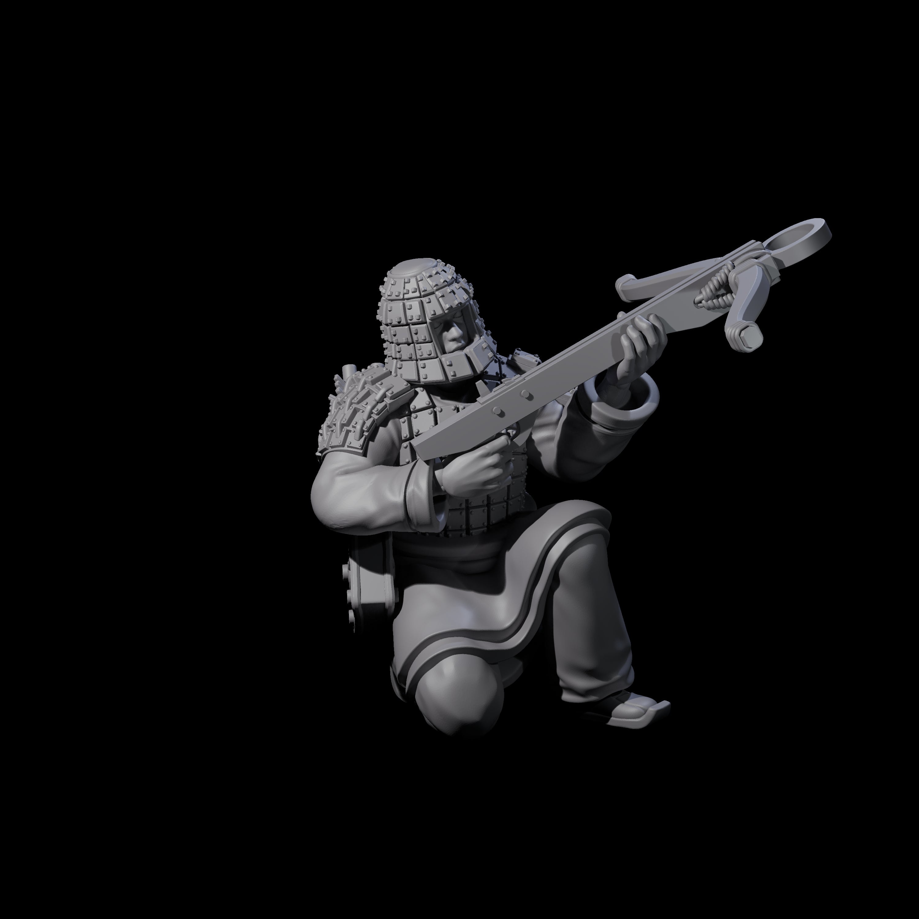 Chinese Terracotta Crossbowmen Miniature for Dungeons and Dragons, Pathfinder or other TTRPGs