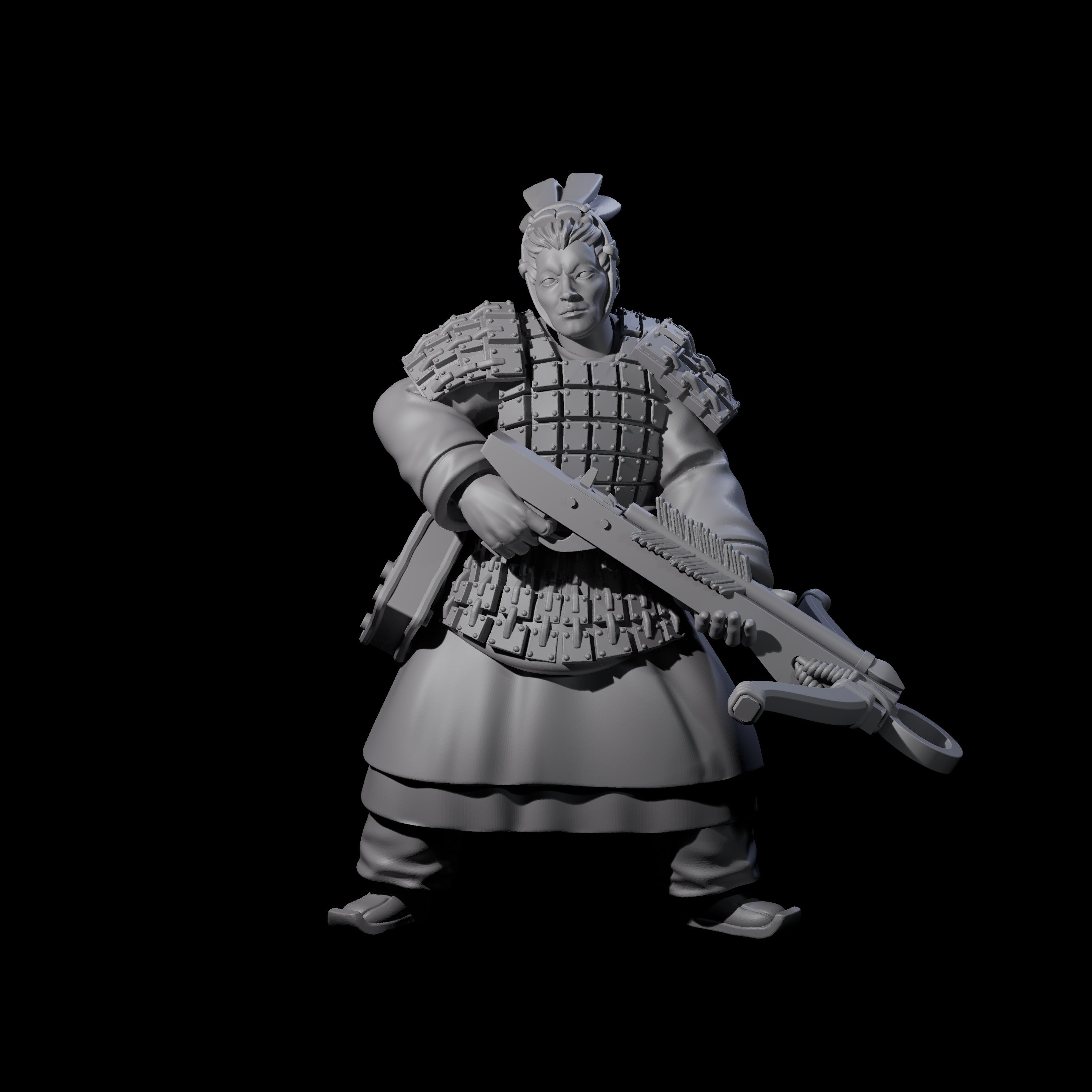 Chinese Terracotta Crossbowmen Miniature for Dungeons and Dragons, Pathfinder or other TTRPGs