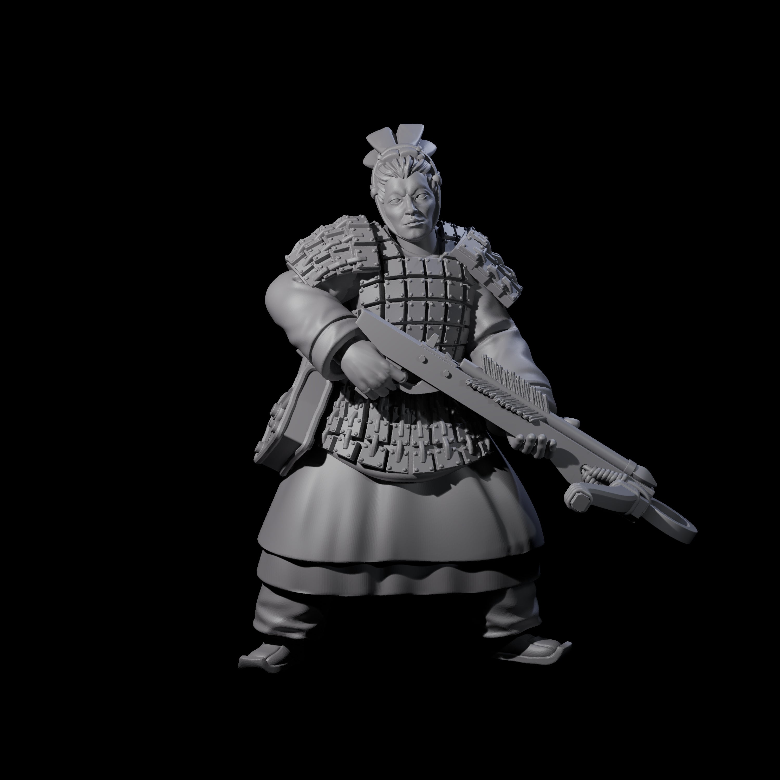 Chinese Terracotta Crossbowmen Miniature for Dungeons and Dragons, Pathfinder or other TTRPGs