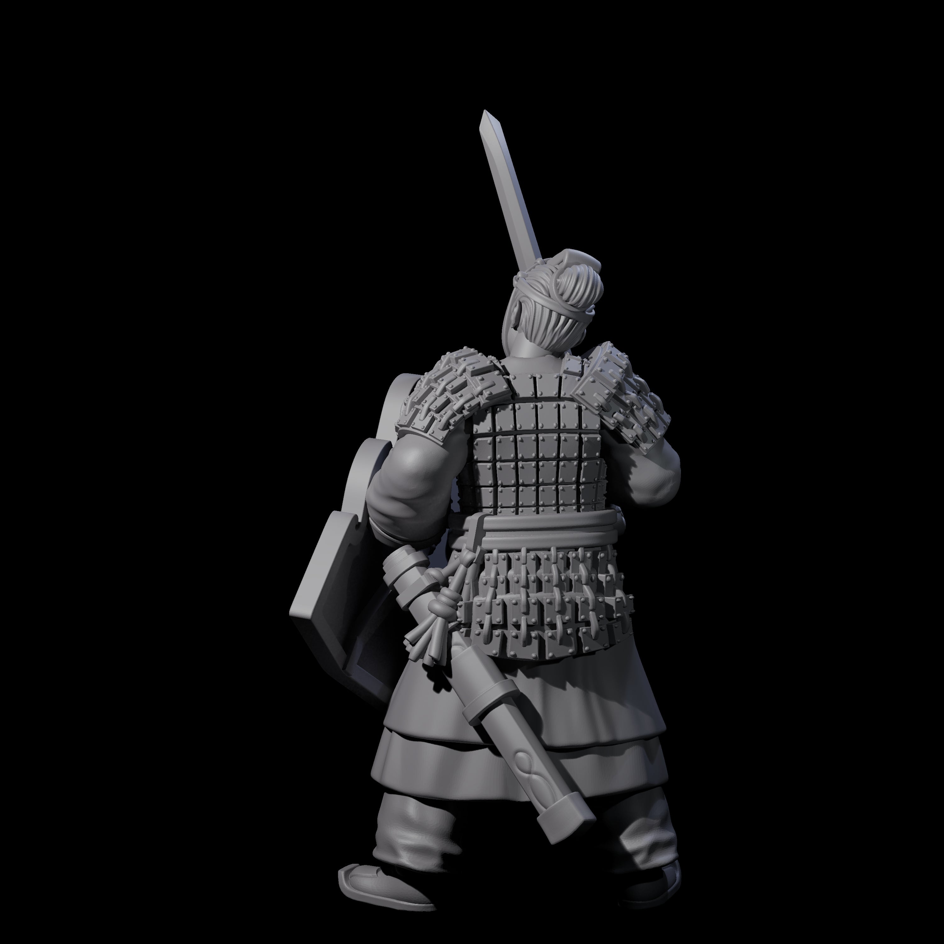 Chinese Terracotta Fierce Terracotta Warrior B Miniature for Dungeons and Dragons, Pathfinder or other TTRPGs