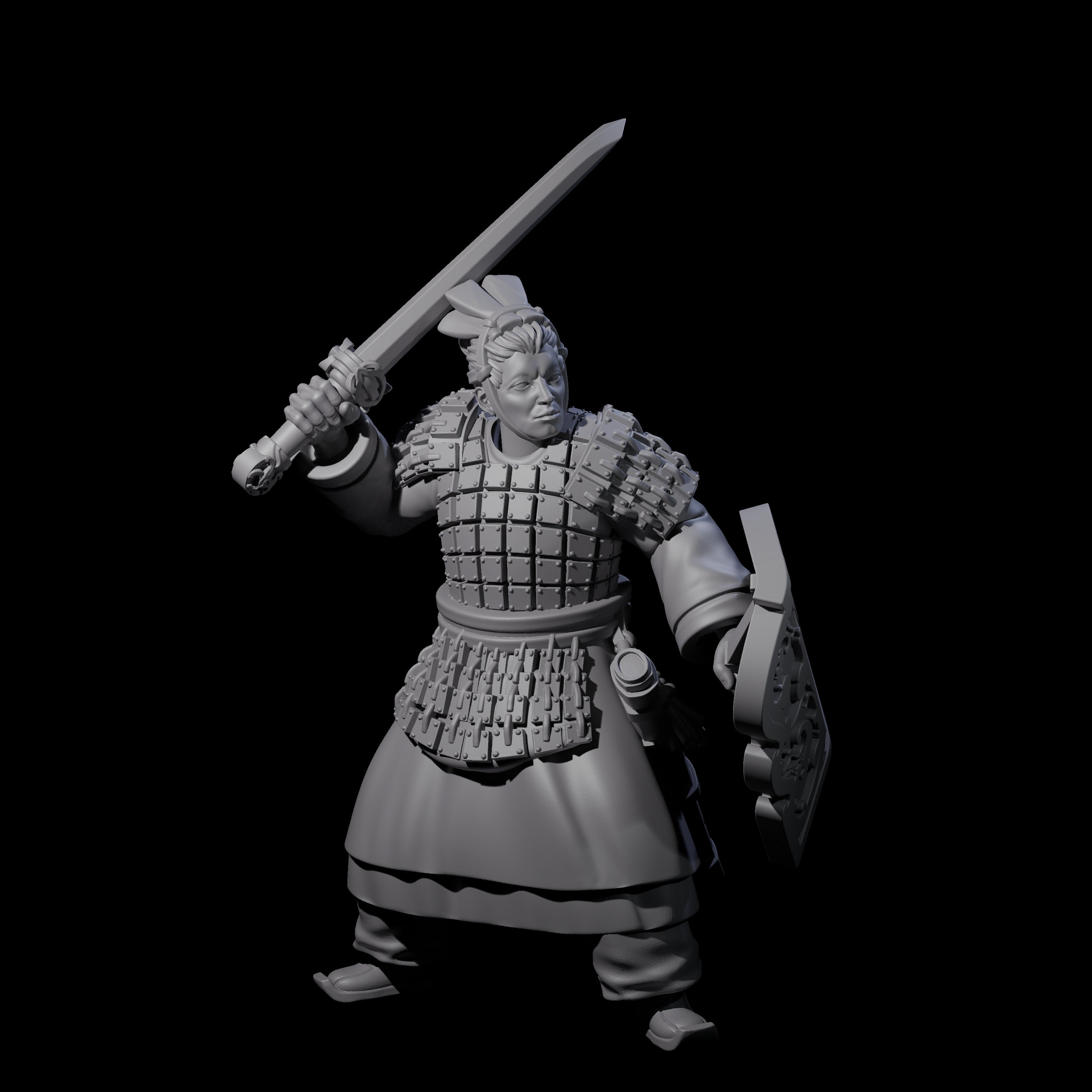 Chinese Terracotta Fierce Terracotta Warrior C Miniature for Dungeons and Dragons, Pathfinder or other TTRPGs