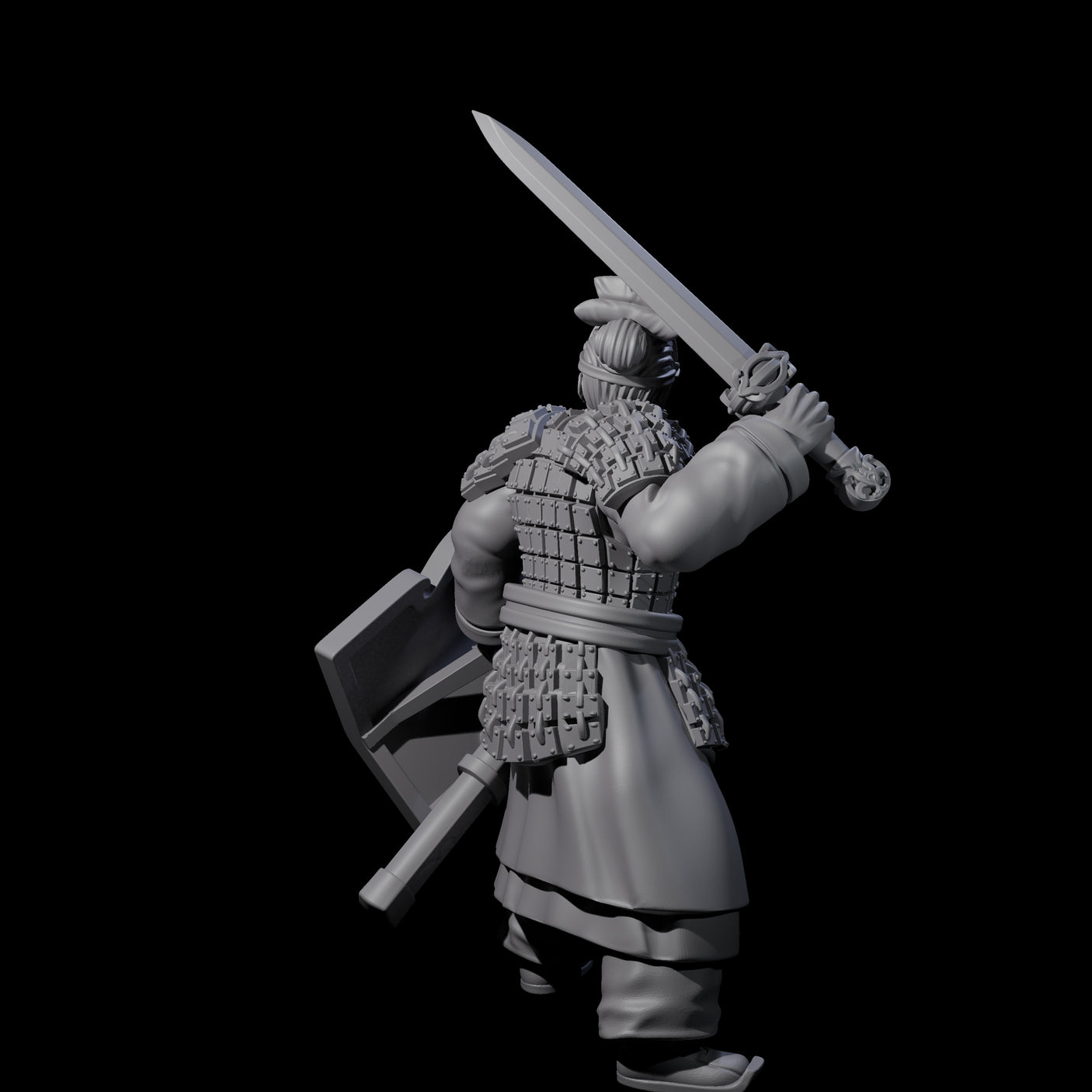 Chinese Terracotta Fierce Terracotta Warrior C Miniature for Dungeons and Dragons, Pathfinder or other TTRPGs