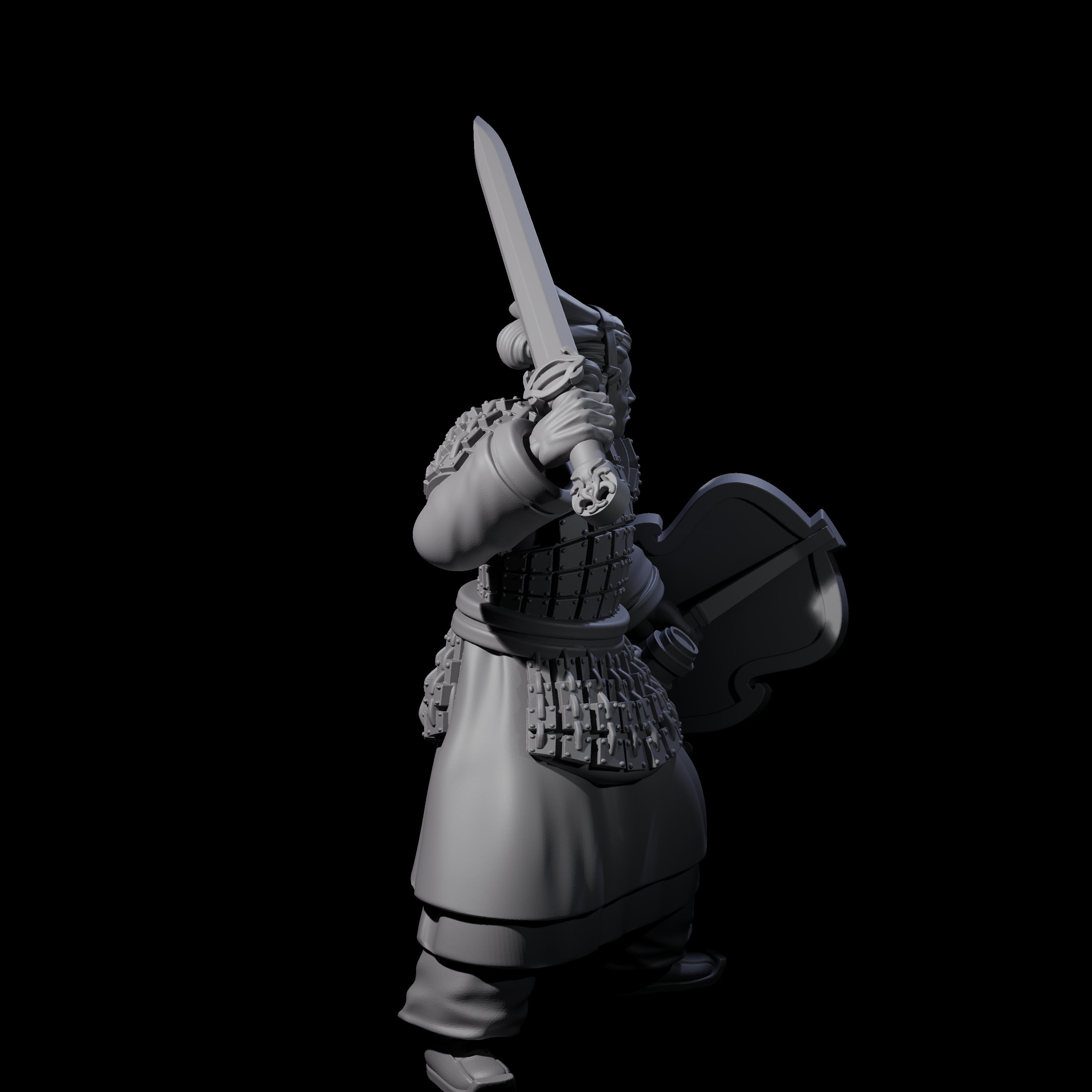 Chinese Terracotta Fierce Terracotta Warrior C Miniature for Dungeons and Dragons, Pathfinder or other TTRPGs