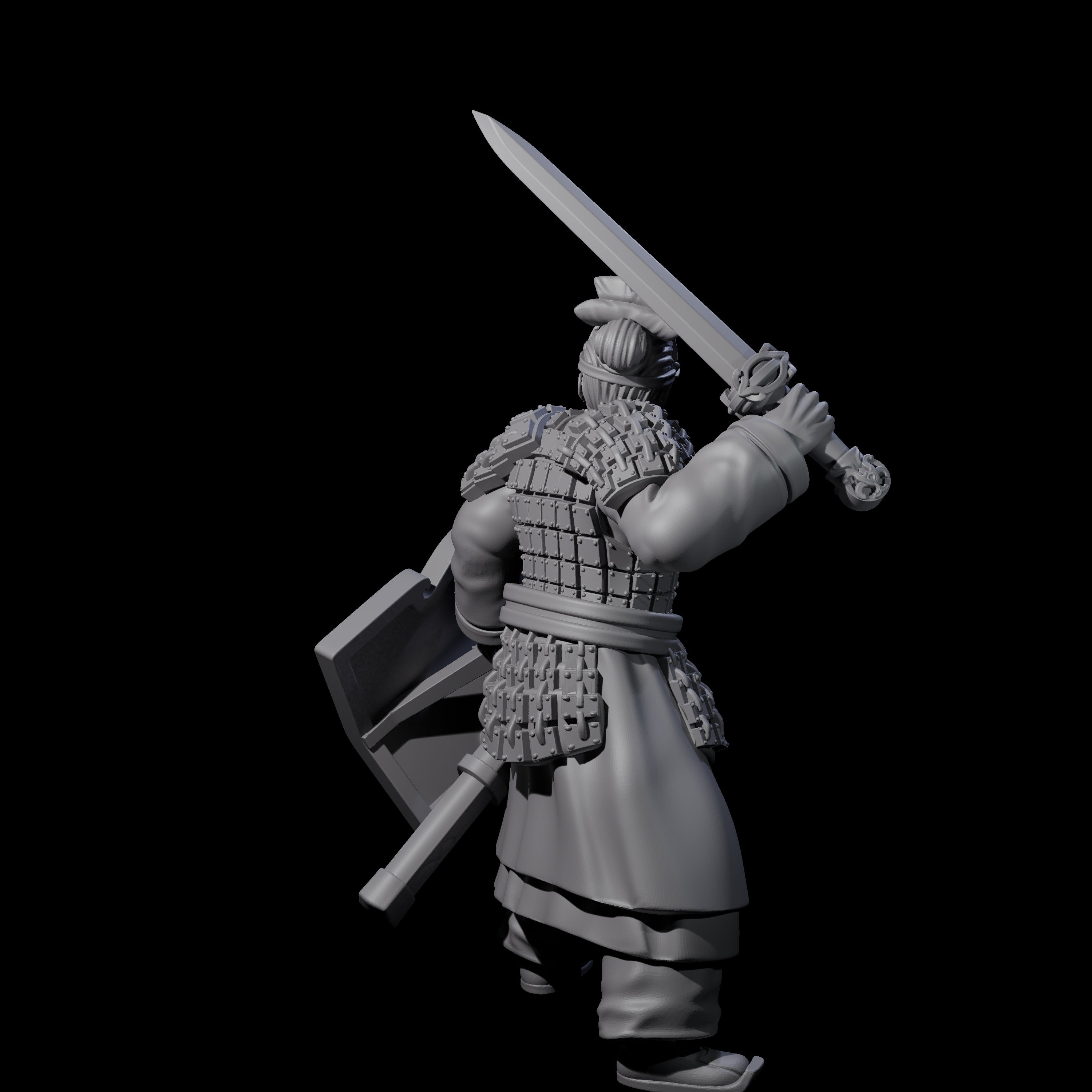 Chinese Terracotta Fierce Terracotta Warrior C Miniature for Dungeons and Dragons, Pathfinder or other TTRPGs