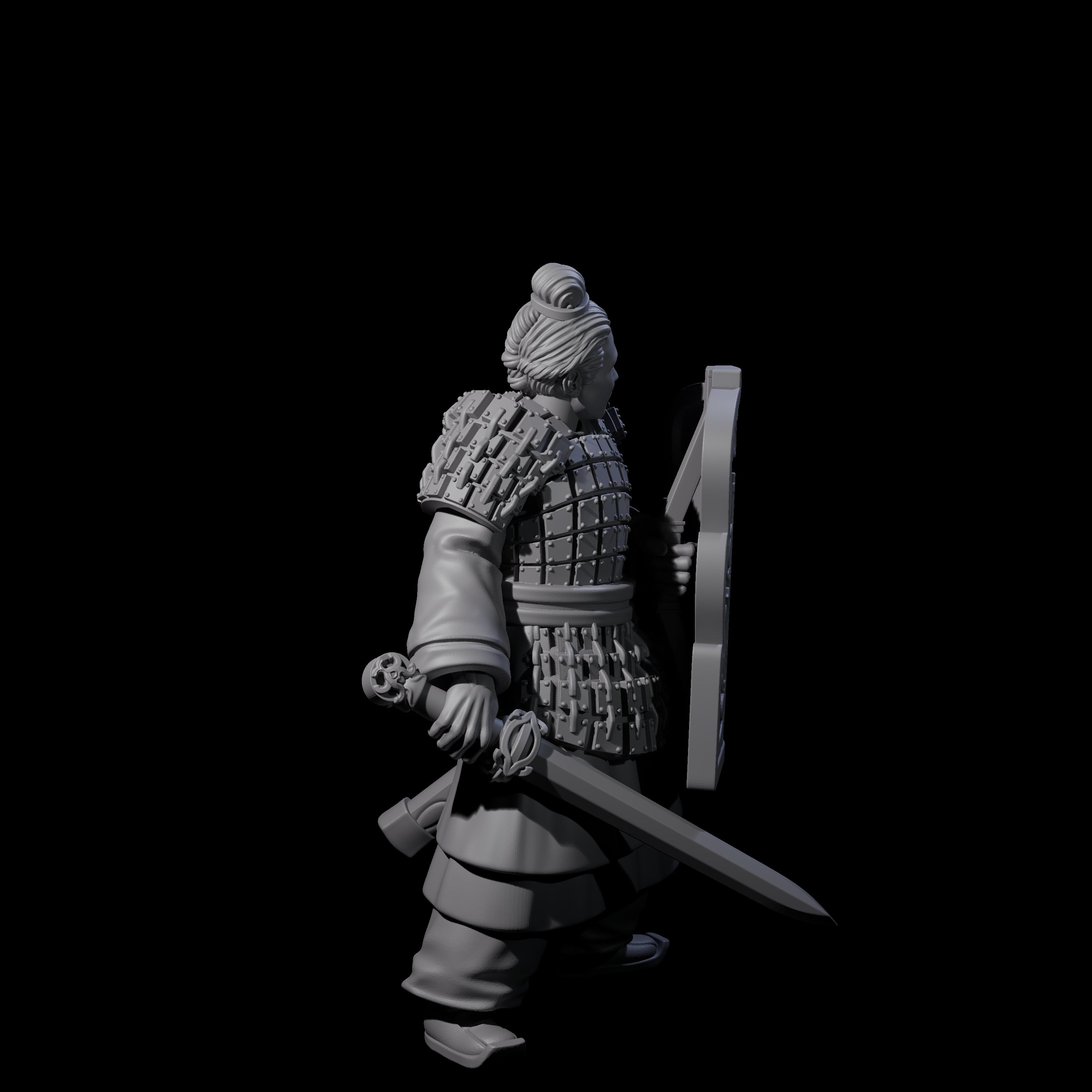 Chinese Terracotta Fierce Terracotta Warrior D Miniature for Dungeons and Dragons, Pathfinder or other TTRPGs