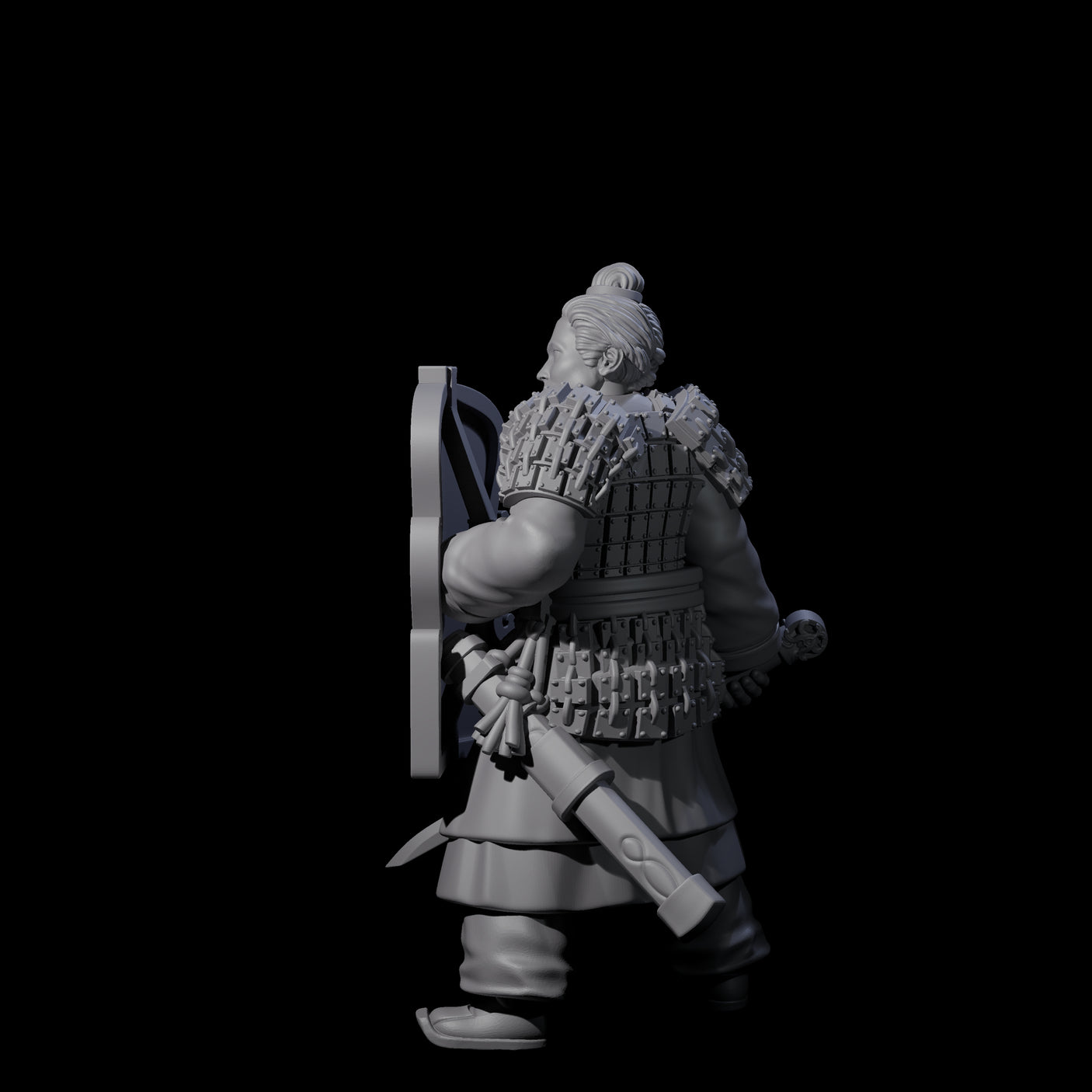 Chinese Terracotta Fierce Terracotta Warrior D Miniature for Dungeons and Dragons, Pathfinder or other TTRPGs