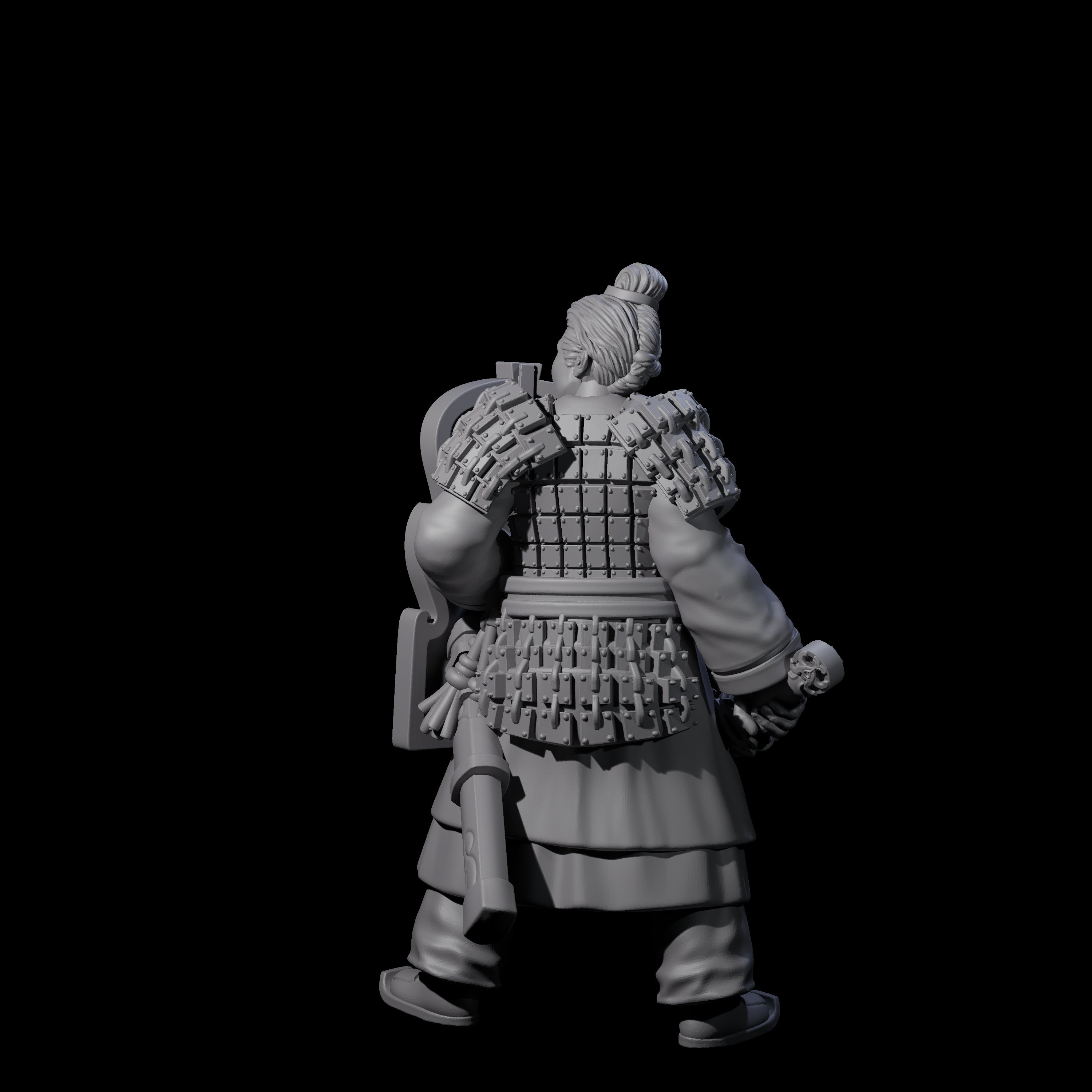 Chinese Terracotta Fierce Terracotta Warrior D Miniature for Dungeons and Dragons, Pathfinder or other TTRPGs