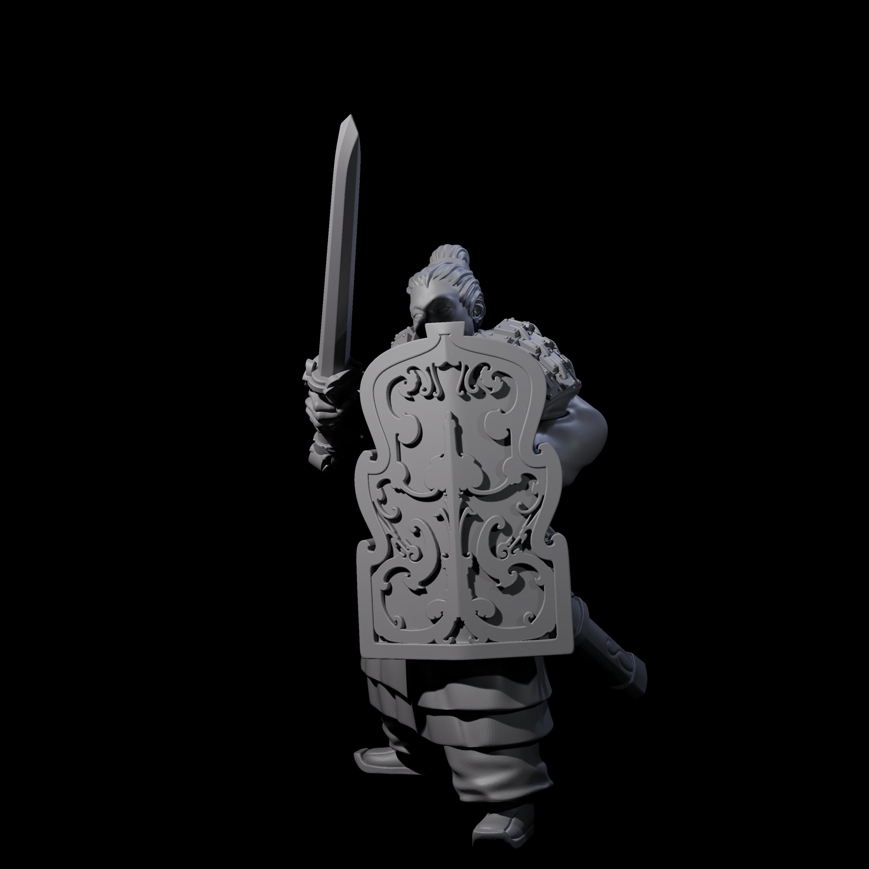 Chinese Terracotta Fierce Terracotta Warrior E Miniature for Dungeons and Dragons, Pathfinder or other TTRPGs