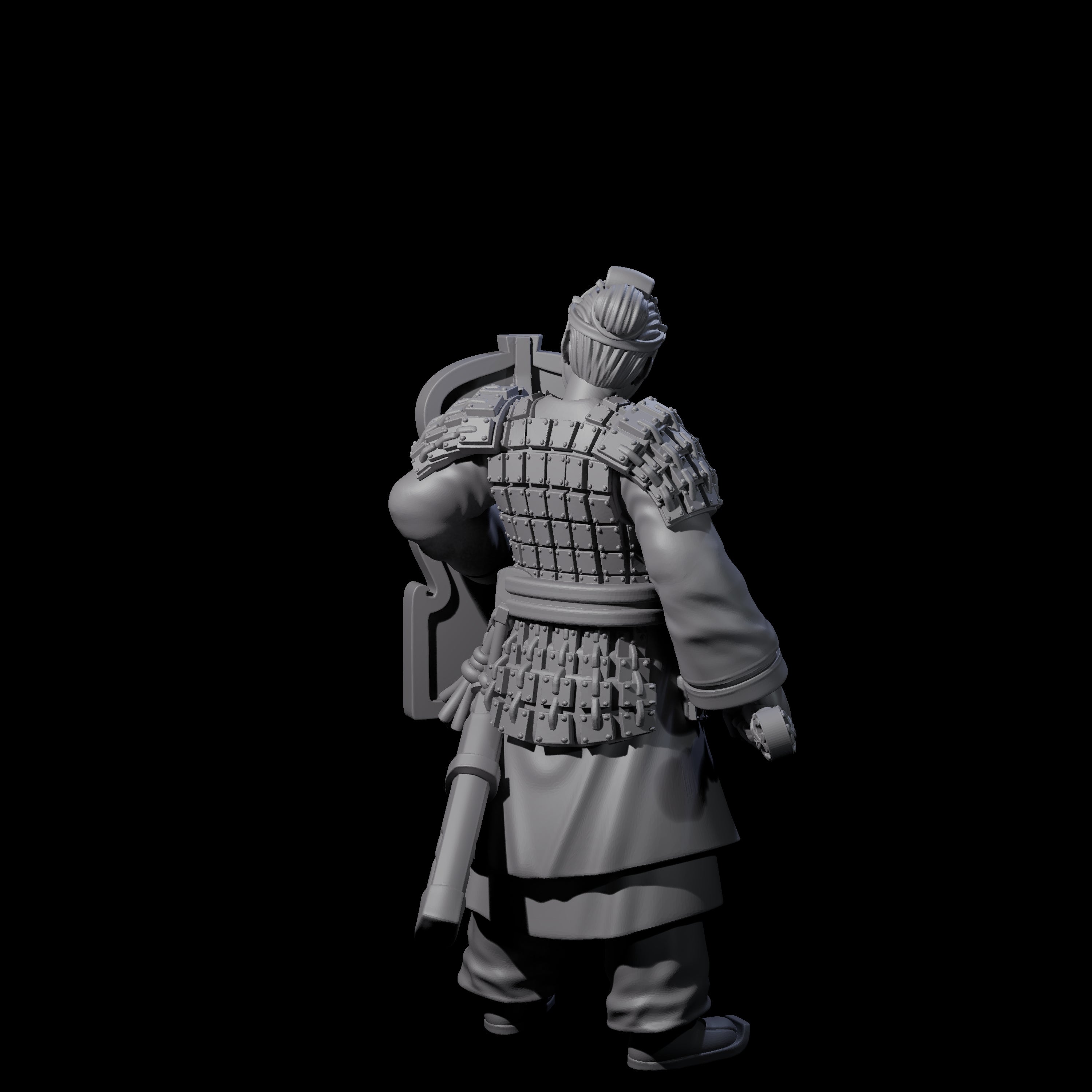 Chinese Terracotta Fierce Terracotta Warrior F Miniature for Dungeons and Dragons, Pathfinder or other TTRPGs