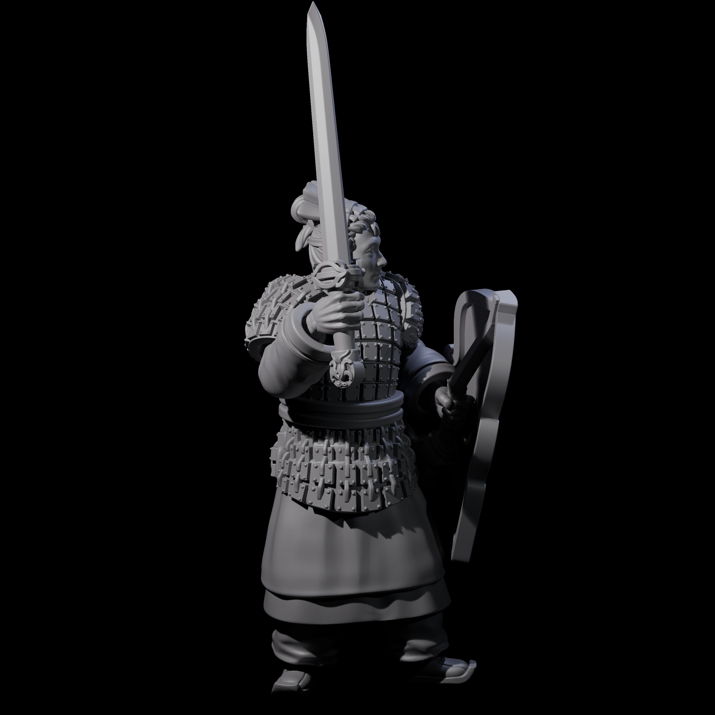 Chinese Terracotta Fierce Terracotta Warrior G Miniature for Dungeons and Dragons, Pathfinder or other TTRPGs