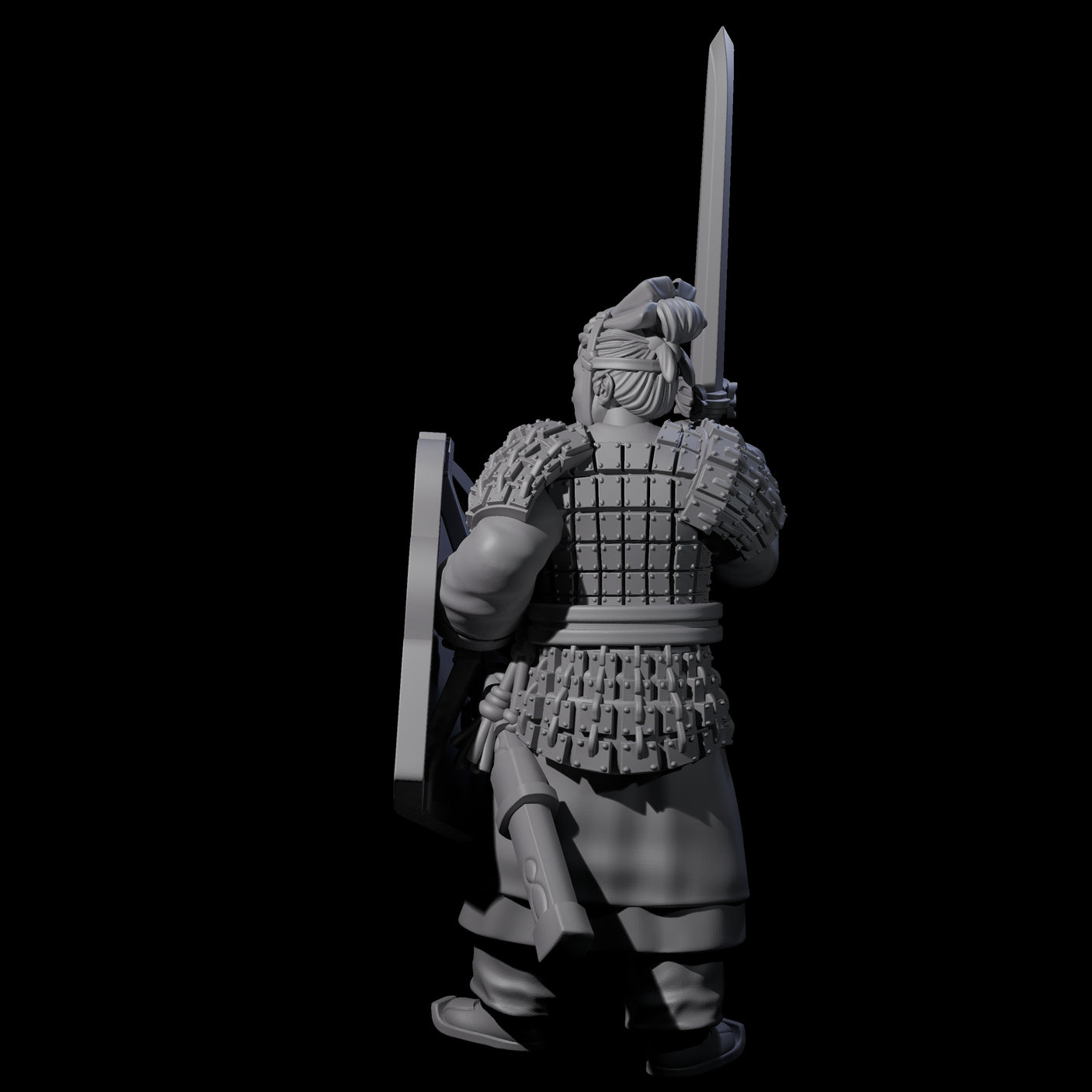 Chinese Terracotta Fierce Terracotta Warrior G Miniature for Dungeons and Dragons, Pathfinder or other TTRPGs