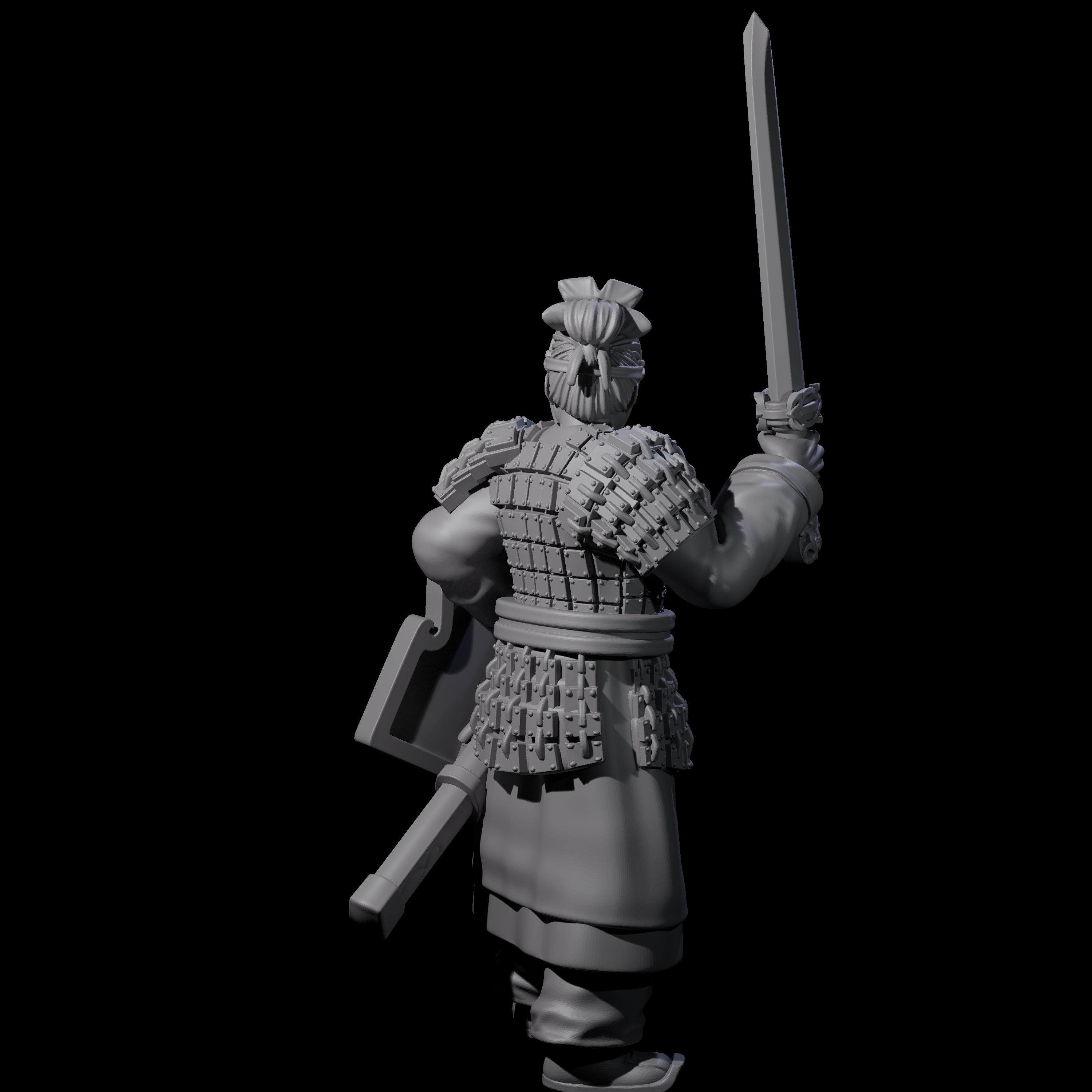 Chinese Terracotta Fierce Terracotta Warrior G Miniature for Dungeons and Dragons, Pathfinder or other TTRPGs