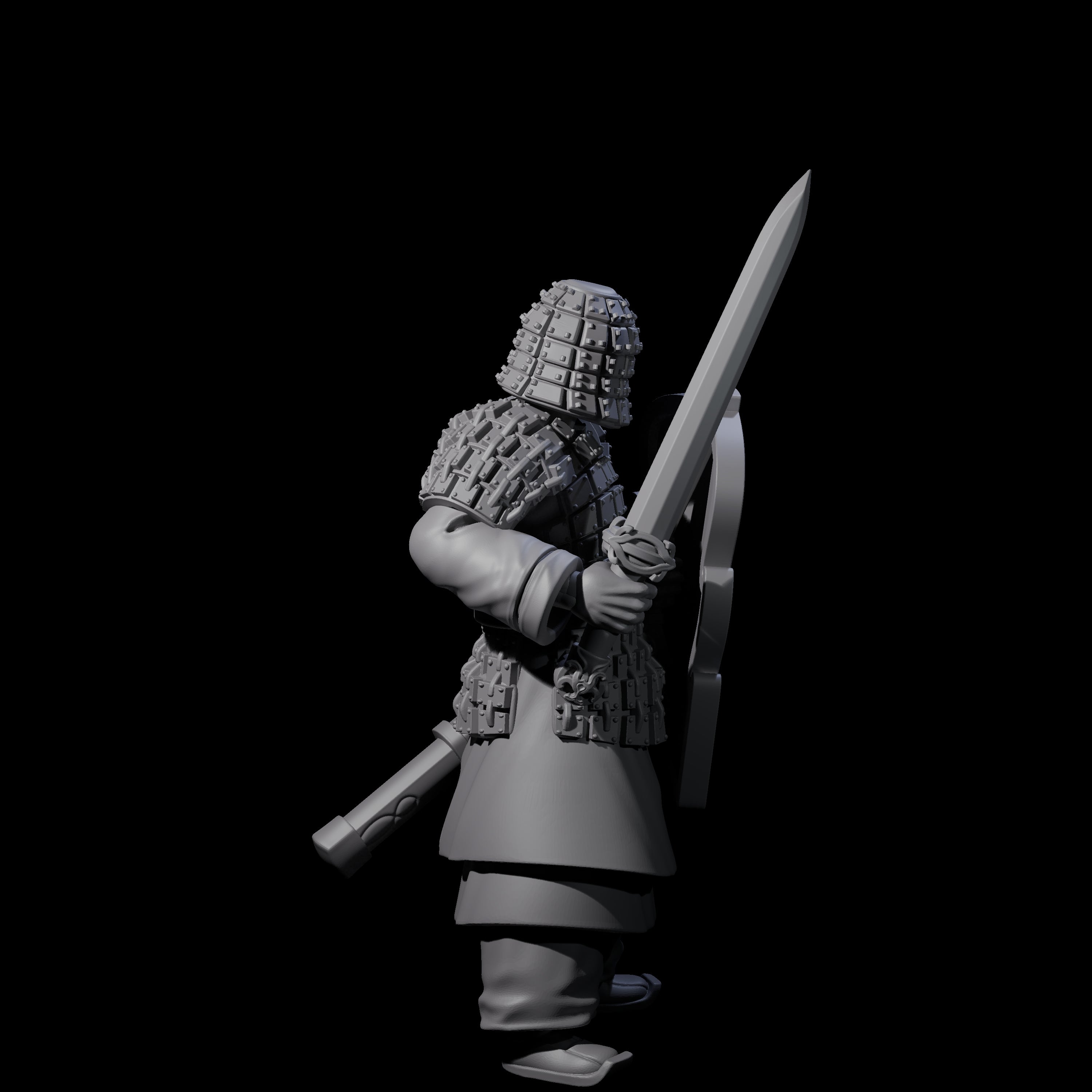 Chinese Terracotta Fierce Terracotta Warrior H Miniature for Dungeons and Dragons, Pathfinder or other TTRPGs