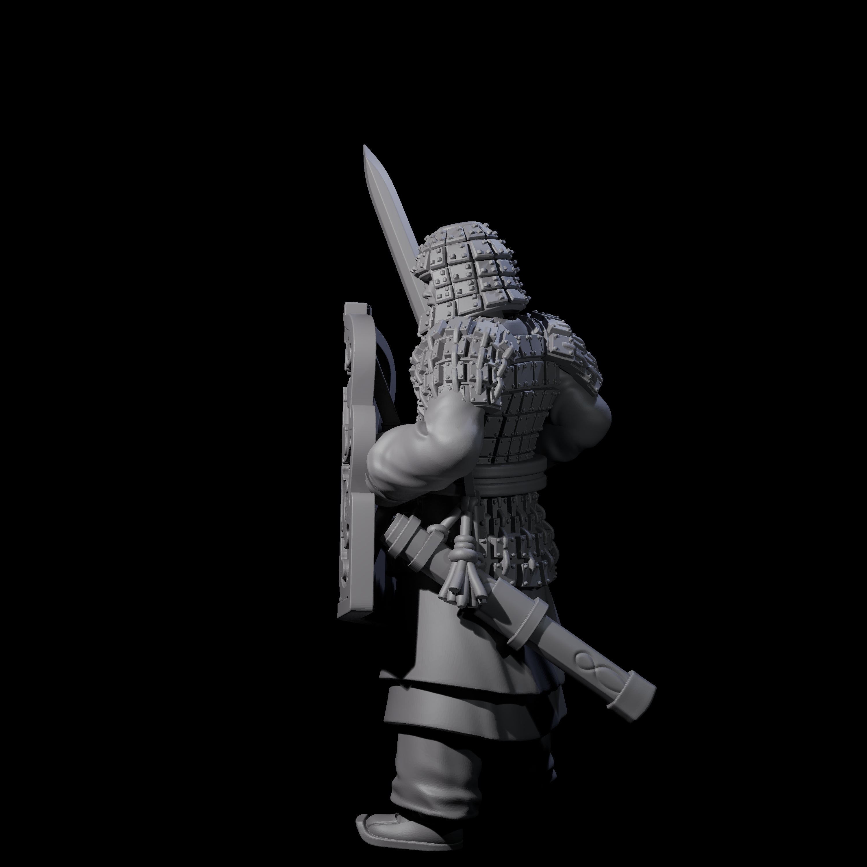 Chinese Terracotta Fierce Terracotta Warrior H Miniature for Dungeons and Dragons, Pathfinder or other TTRPGs