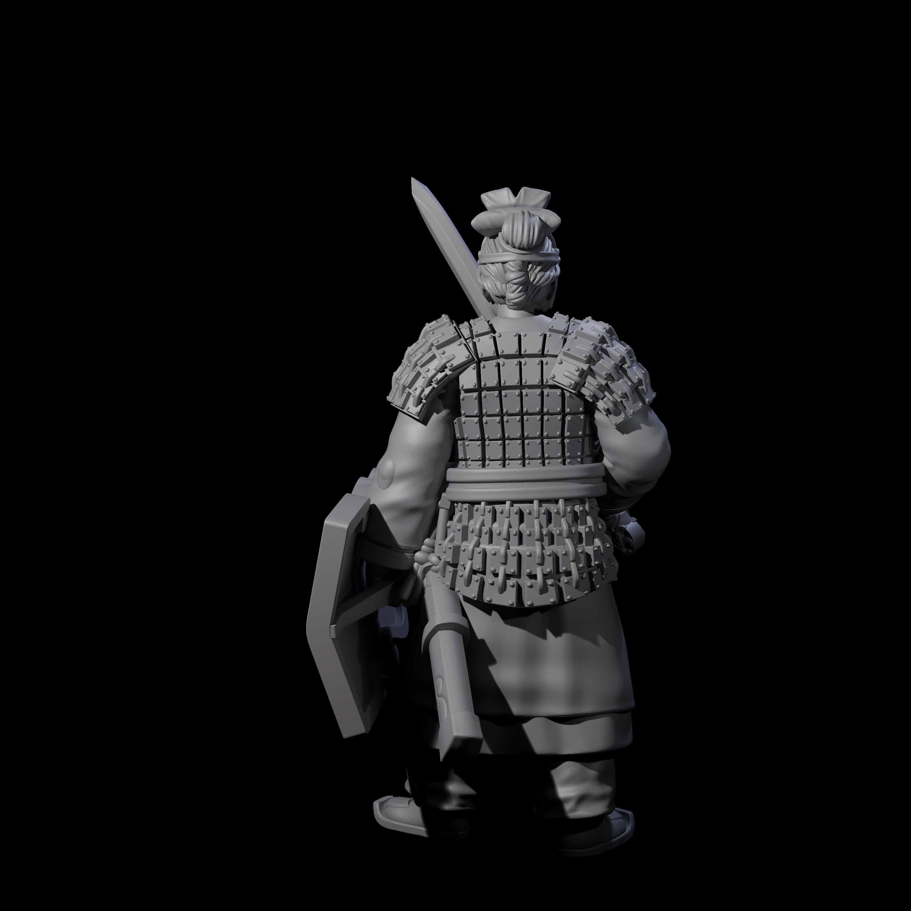 Chinese Terracotta Fierce Terracotta Warrior I Miniature for Dungeons and Dragons, Pathfinder or other TTRPGs