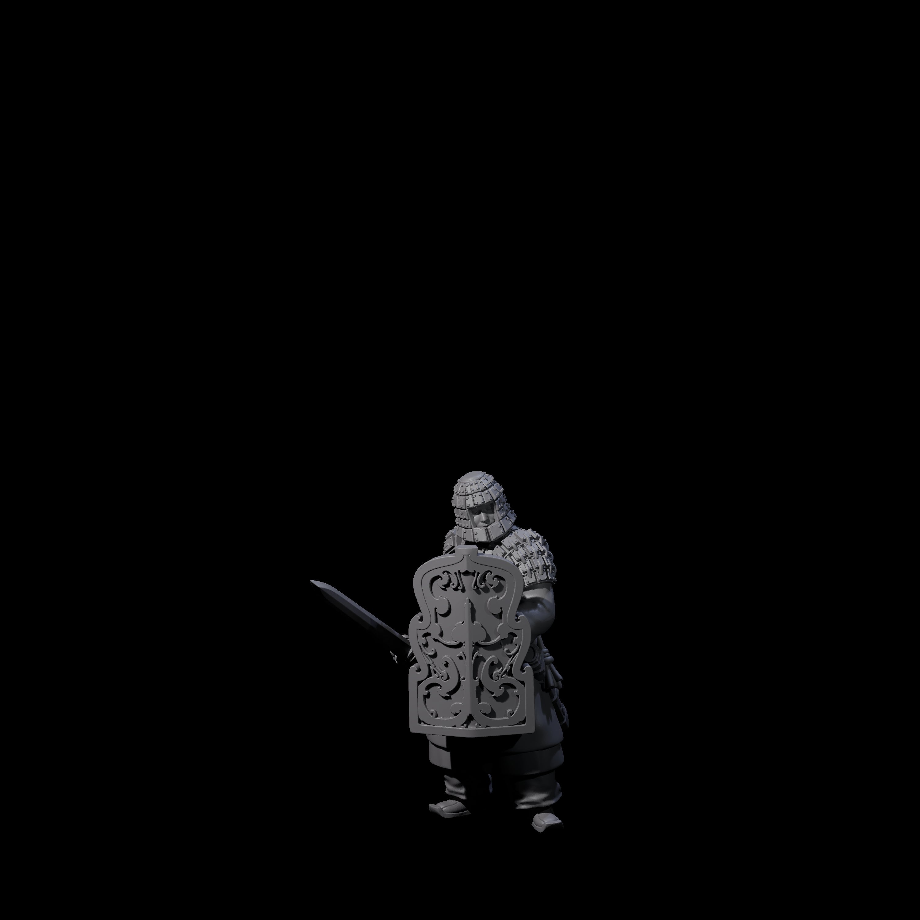 Chinese Terracotta Fierce Terracotta Warrior J Miniature for Dungeons and Dragons, Pathfinder or other TTRPGs