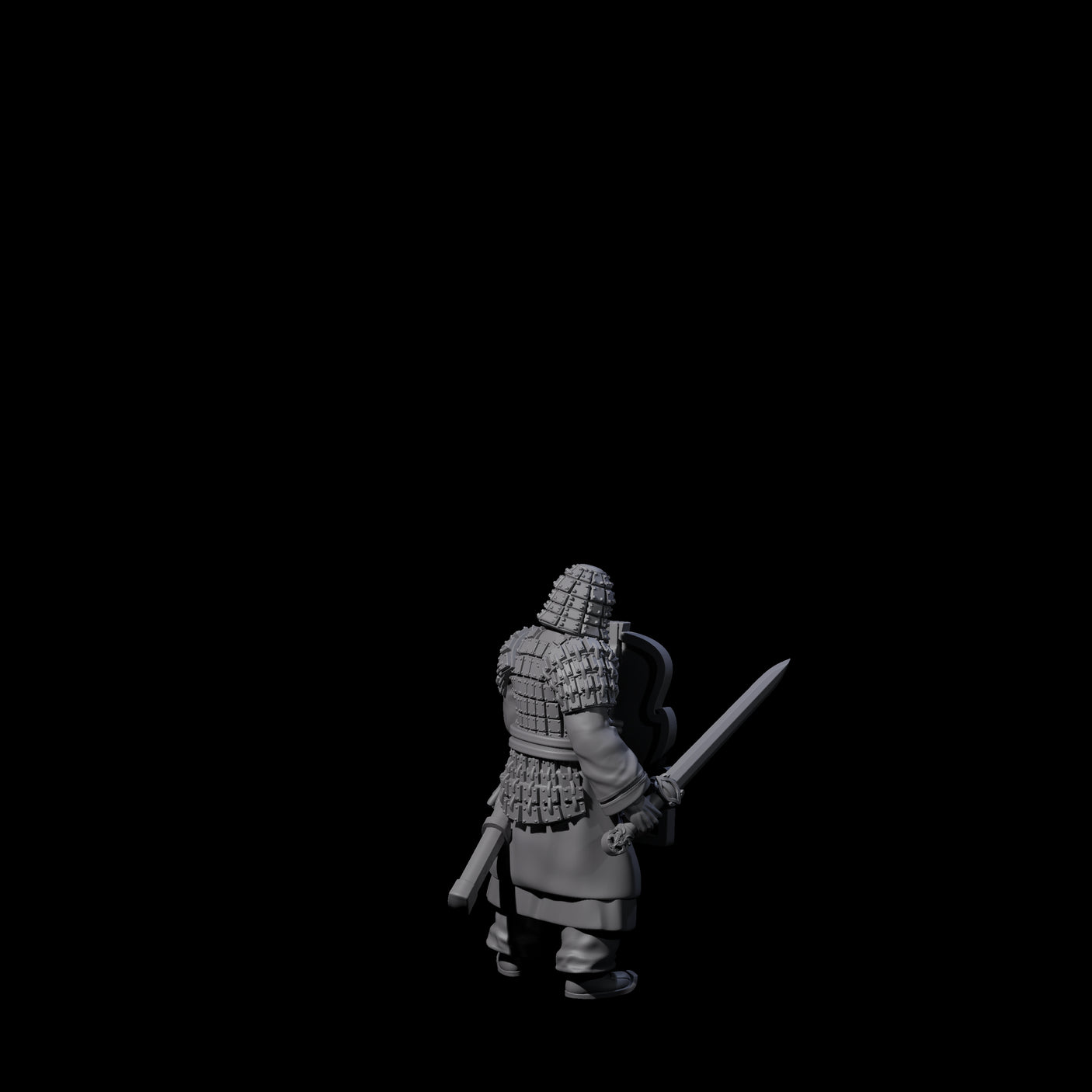 Chinese Terracotta Fierce Terracotta Warrior J Miniature for Dungeons and Dragons, Pathfinder or other TTRPGs