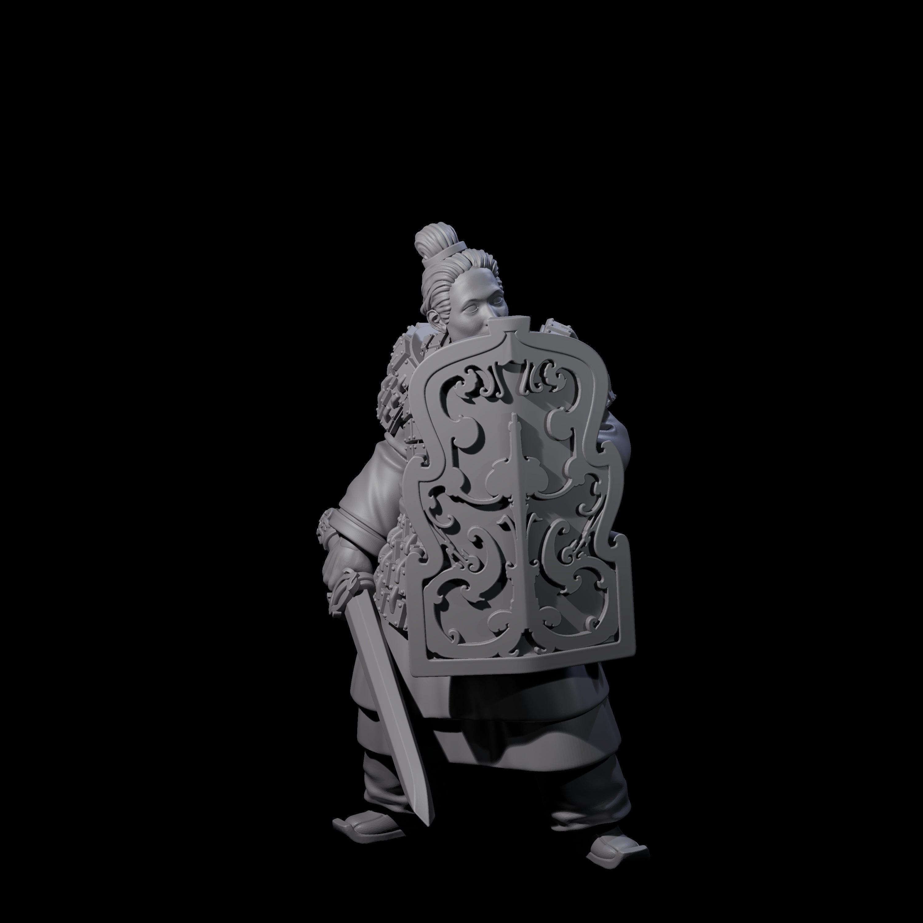 Chinese Terracotta Fierce Terracotta Warriors Miniature for Dungeons and Dragons, Pathfinder or other TTRPGs