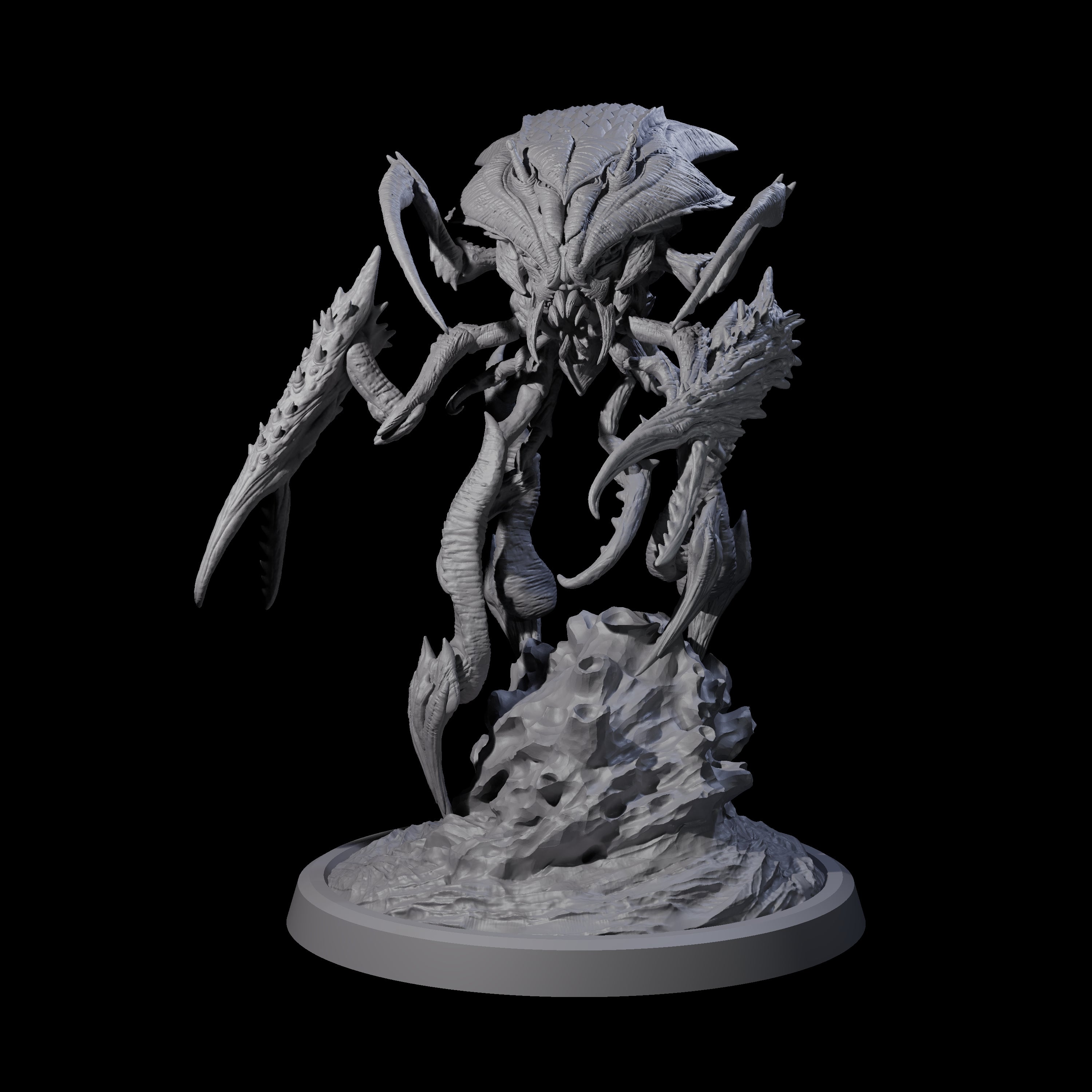 Chitinous Kruthik A Miniature for Dungeons and Dragons, Pathfinder or other TTRPGs