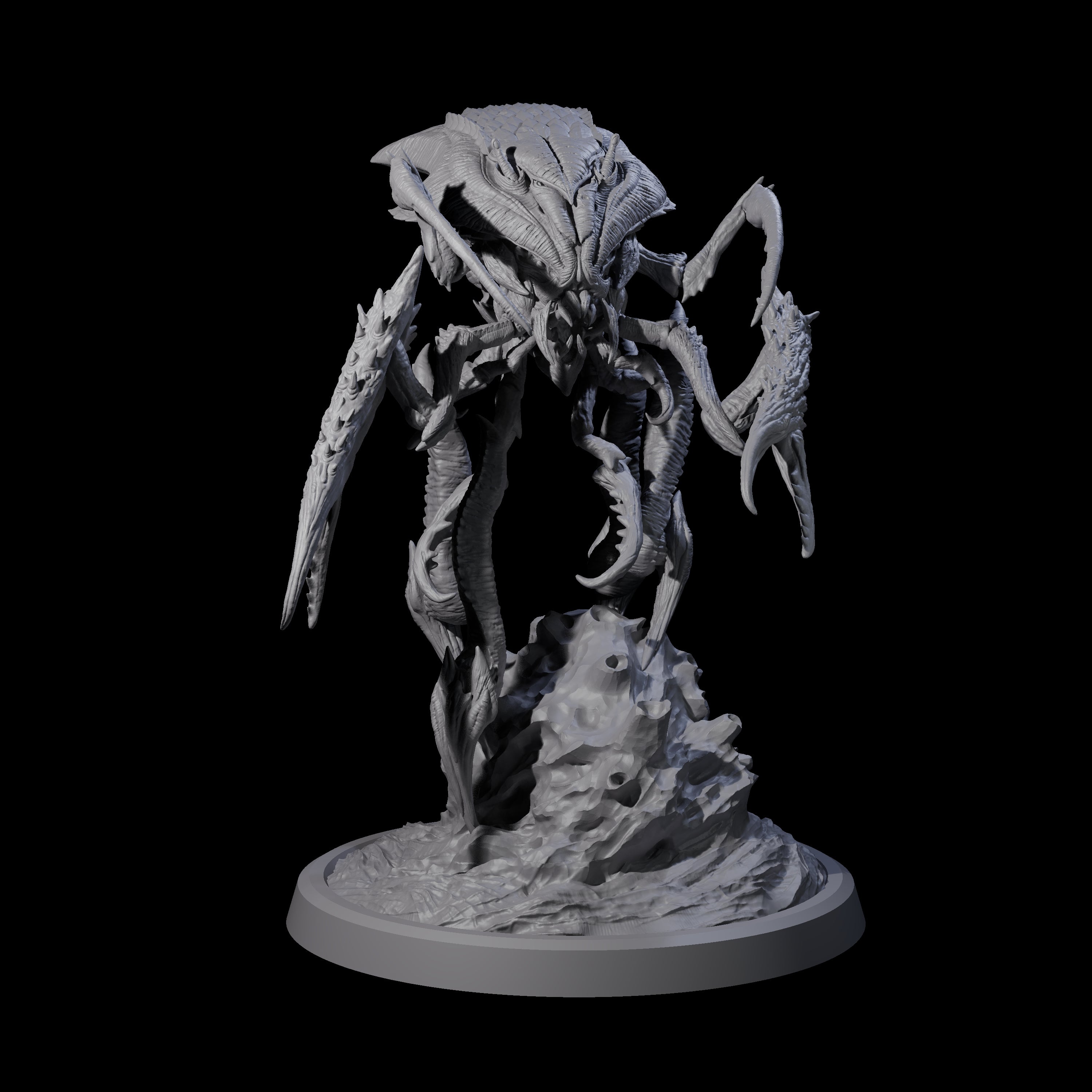 Chitinous Kruthik A Miniature for Dungeons and Dragons, Pathfinder or other TTRPGs