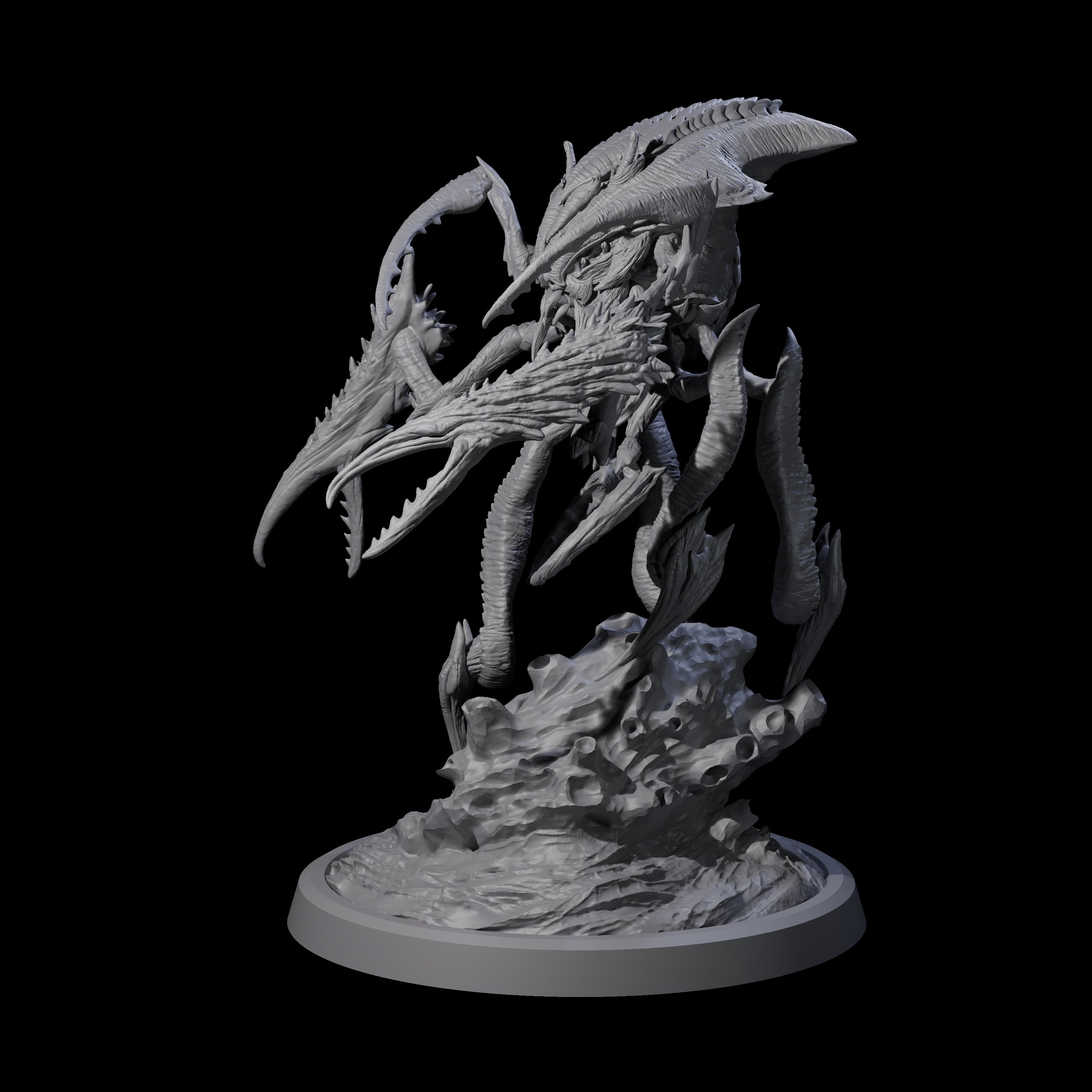 Chitinous Kruthik A Miniature for Dungeons and Dragons, Pathfinder or other TTRPGs