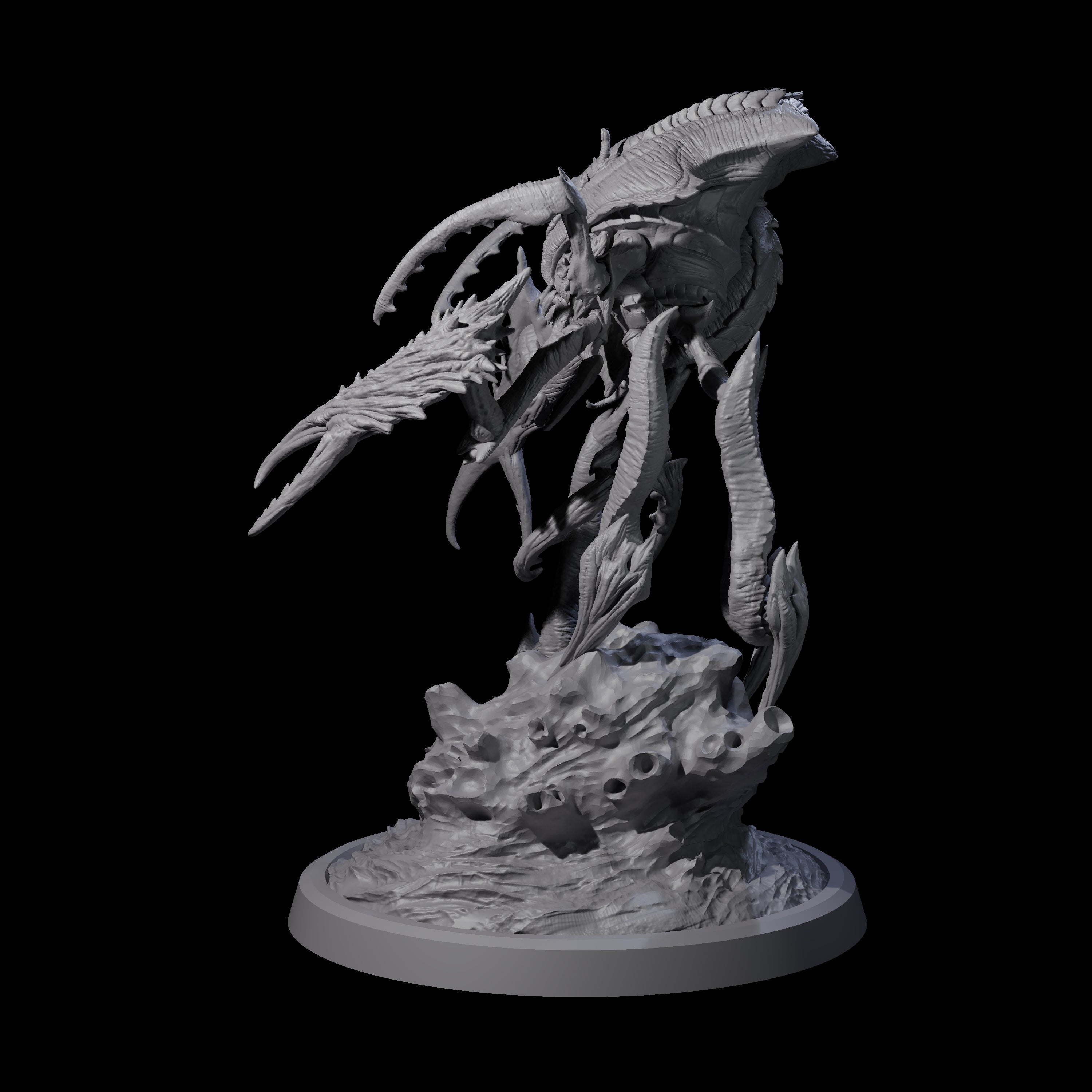 Chitinous Kruthik A Miniature for Dungeons and Dragons, Pathfinder or other TTRPGs