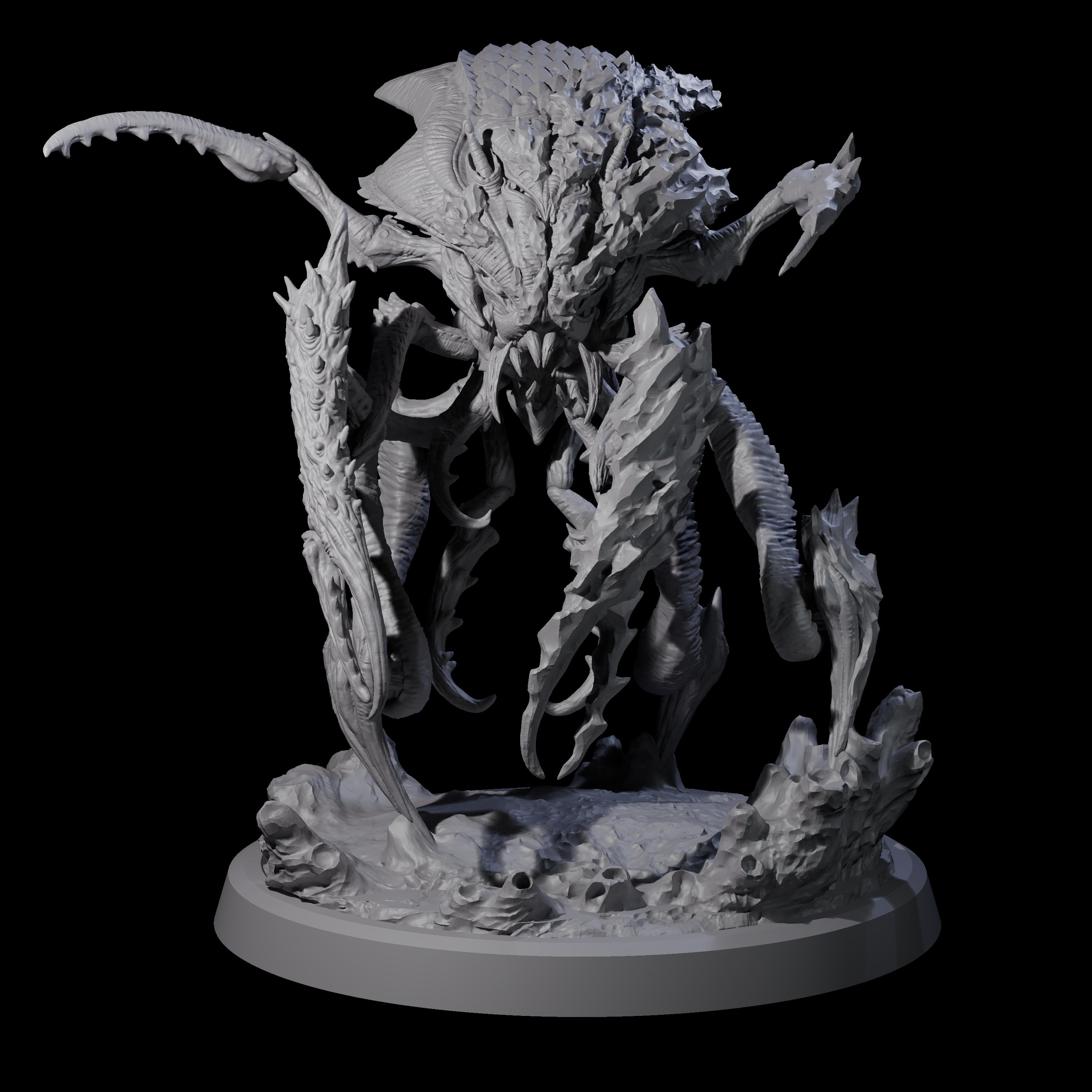 Chitinous Kruthik B Miniature for Dungeons and Dragons, Pathfinder or other TTRPGs