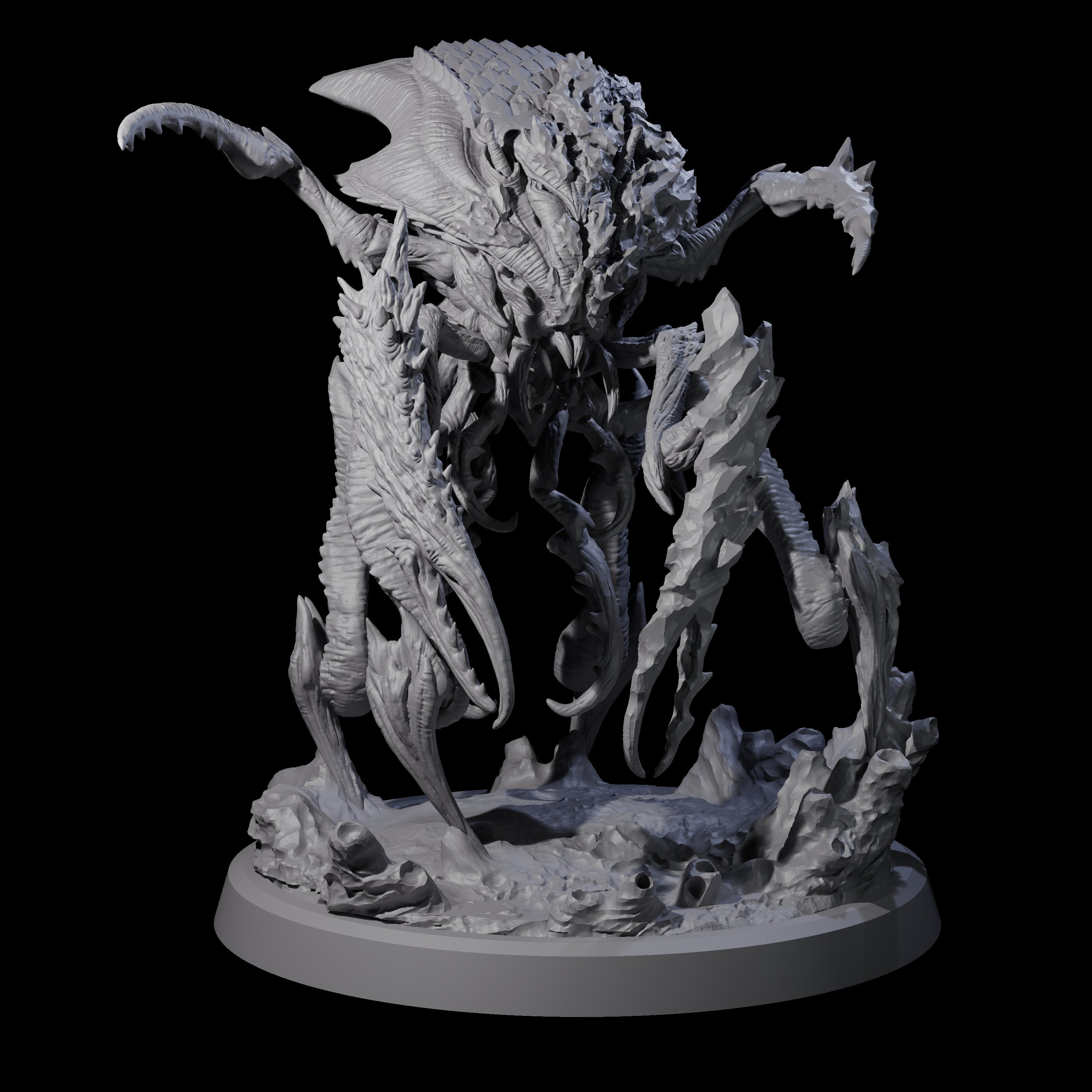 Chitinous Kruthik B Miniature for Dungeons and Dragons, Pathfinder or other TTRPGs