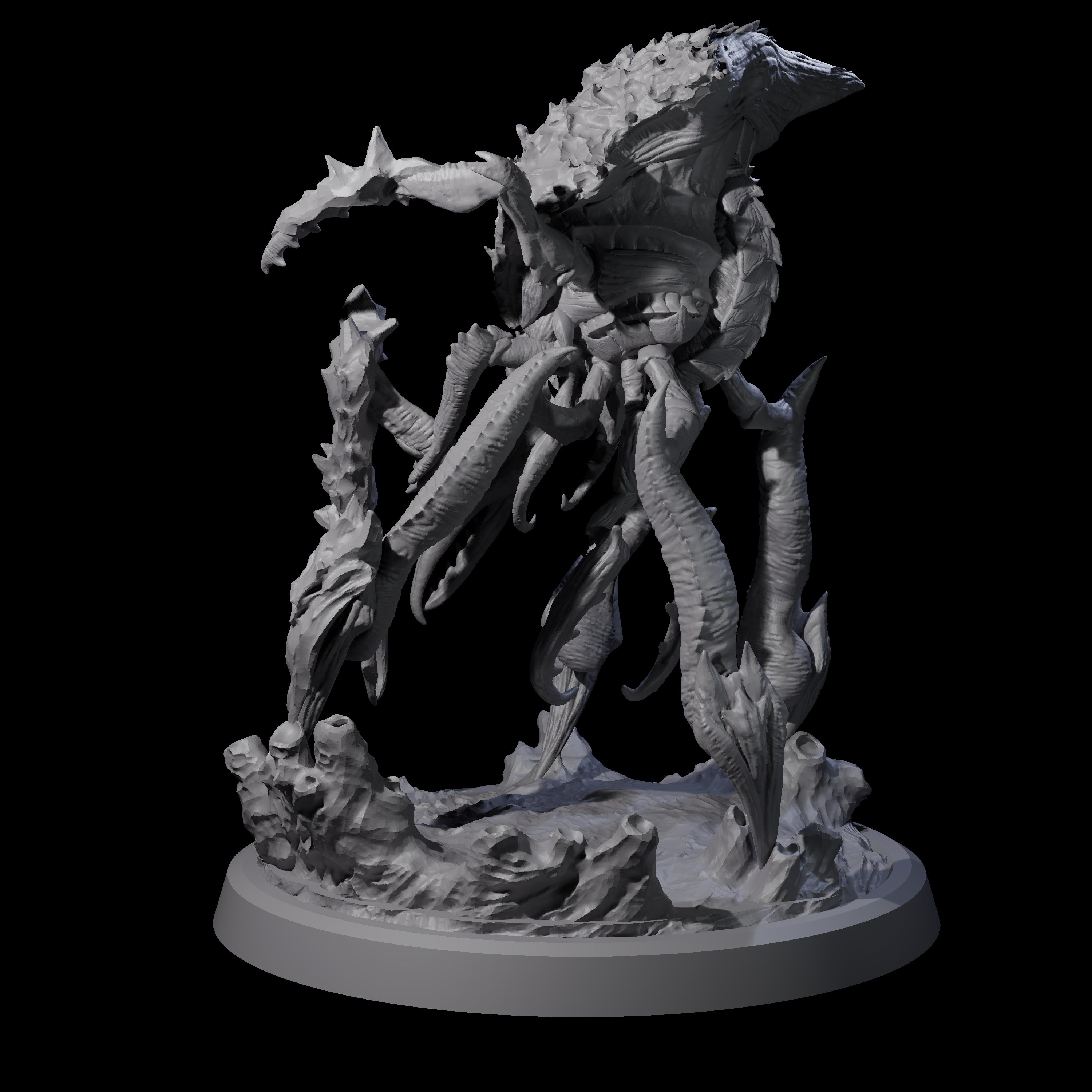Chitinous Kruthik B Miniature for Dungeons and Dragons, Pathfinder or other TTRPGs