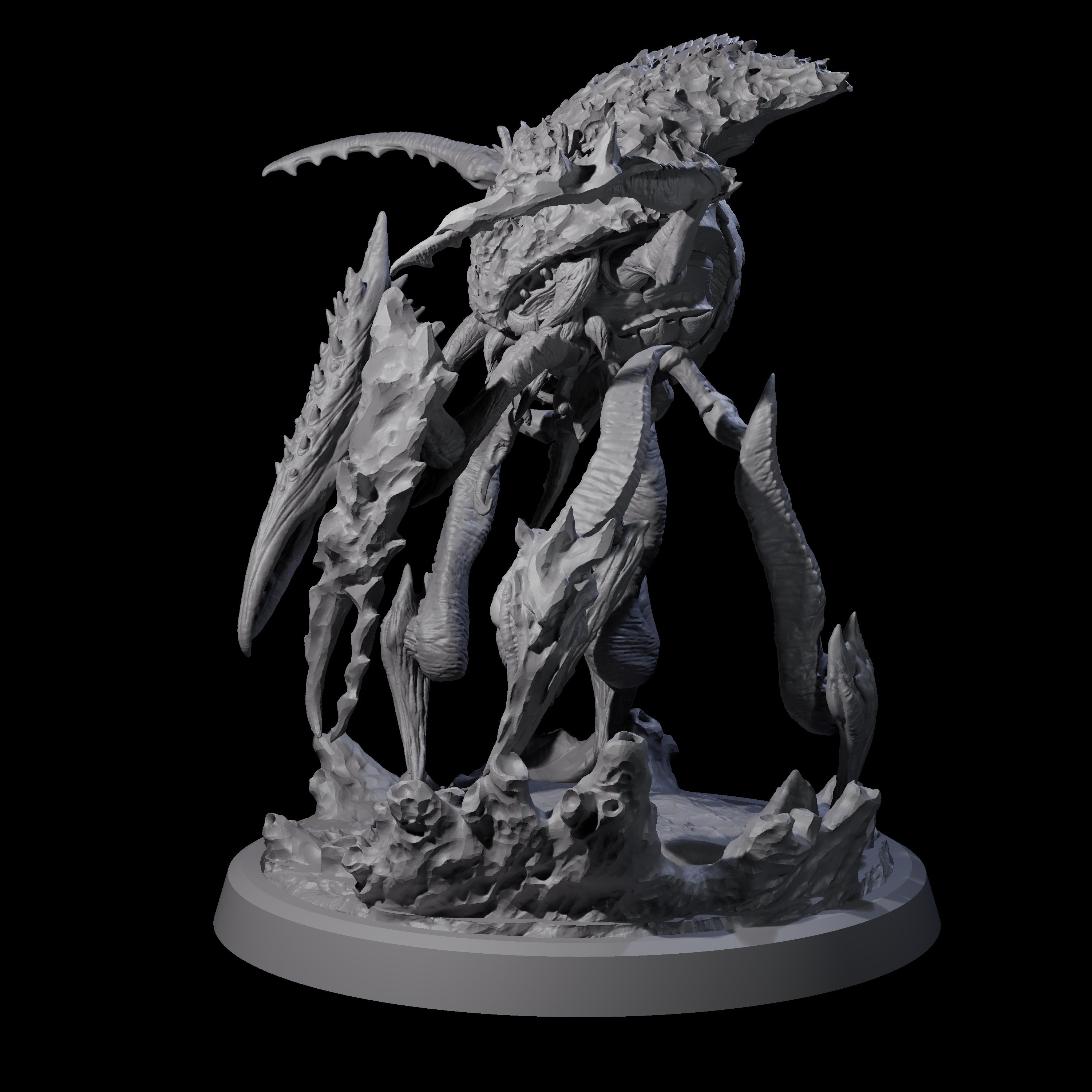 Chitinous Kruthik B Miniature for Dungeons and Dragons, Pathfinder or other TTRPGs