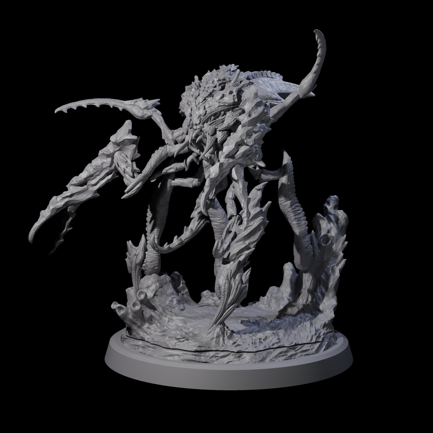 Chitinous Kruthik C Miniature for Dungeons and Dragons, Pathfinder or other TTRPGs