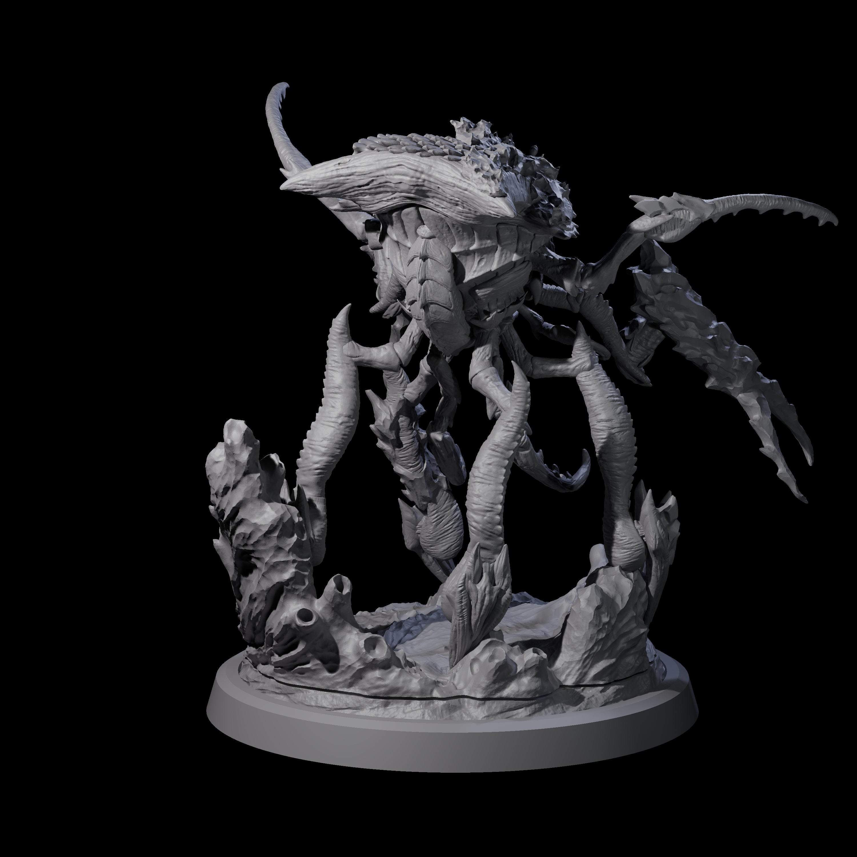 Chitinous Kruthik C Miniature for Dungeons and Dragons, Pathfinder or other TTRPGs
