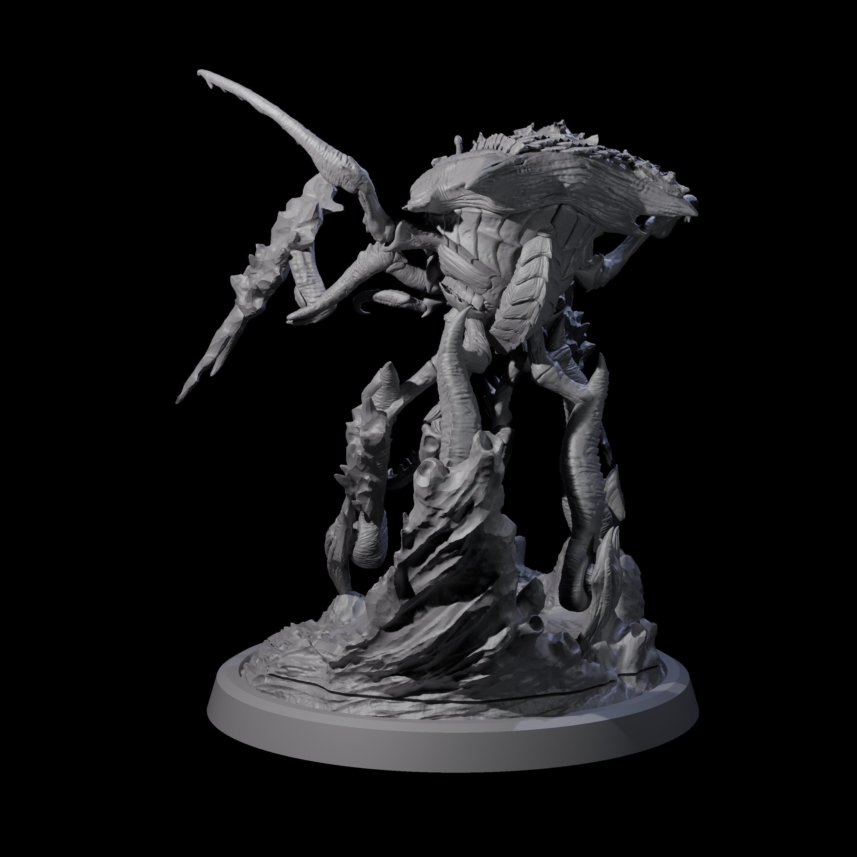 Chitinous Kruthik C Miniature for Dungeons and Dragons, Pathfinder or other TTRPGs