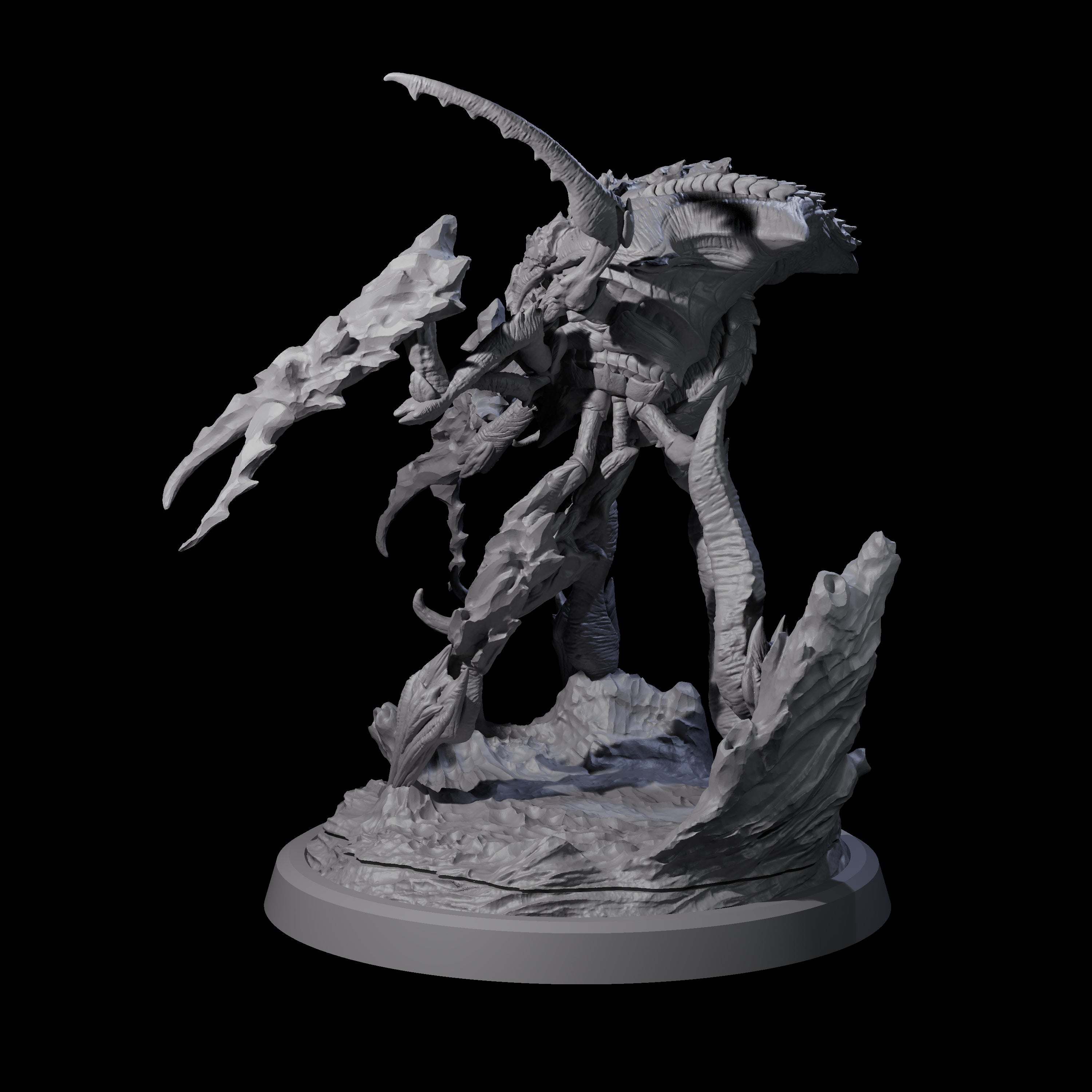Chitinous Kruthik C Miniature for Dungeons and Dragons, Pathfinder or other TTRPGs