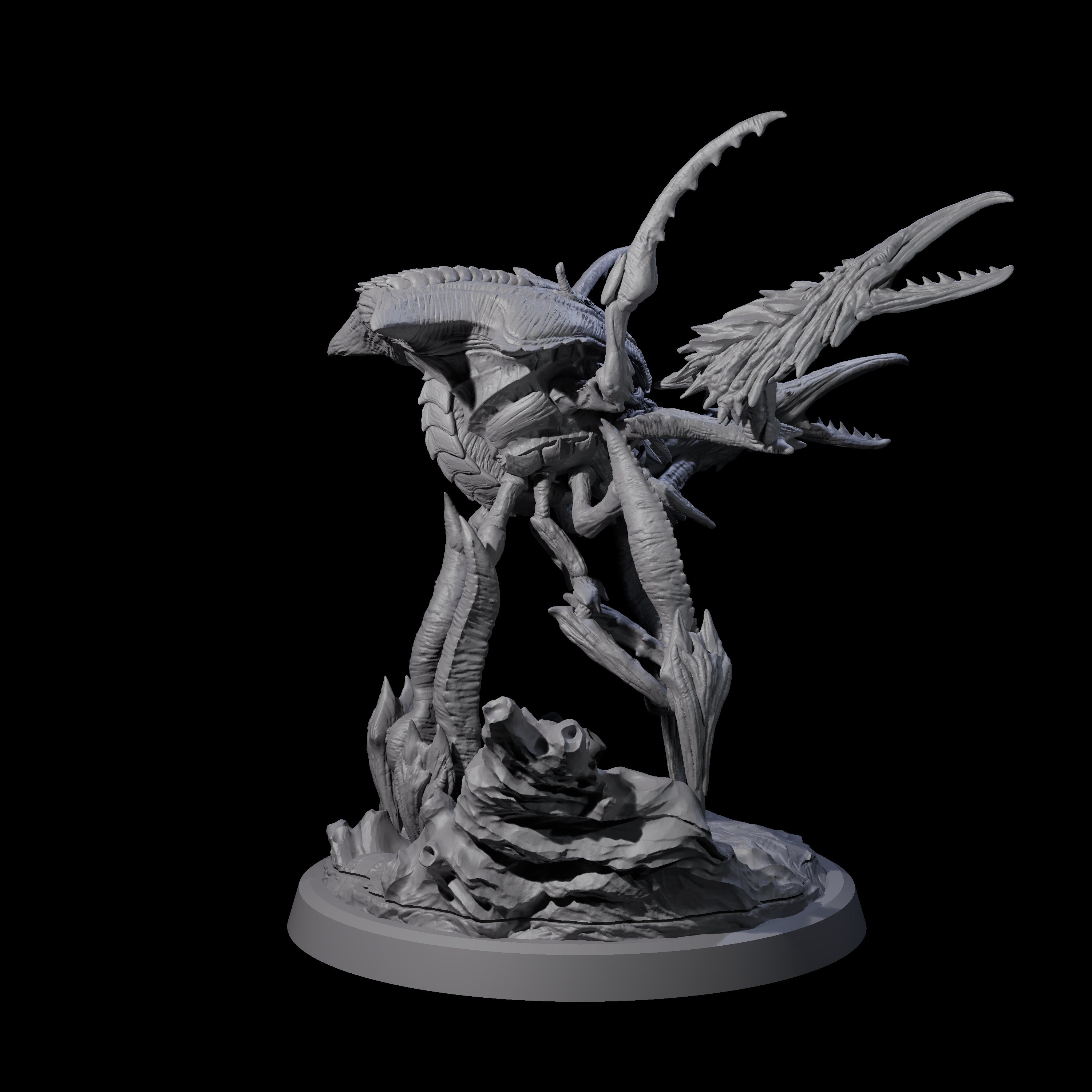 Chitinous Kruthik D Miniature for Dungeons and Dragons, Pathfinder or other TTRPGs