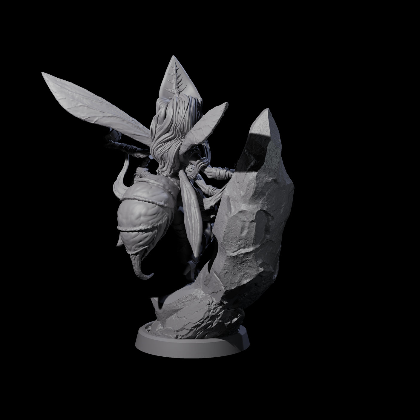 Chitinous Psionic Seer A Miniature for Dungeons and Dragons, Pathfinder or other TTRPGs