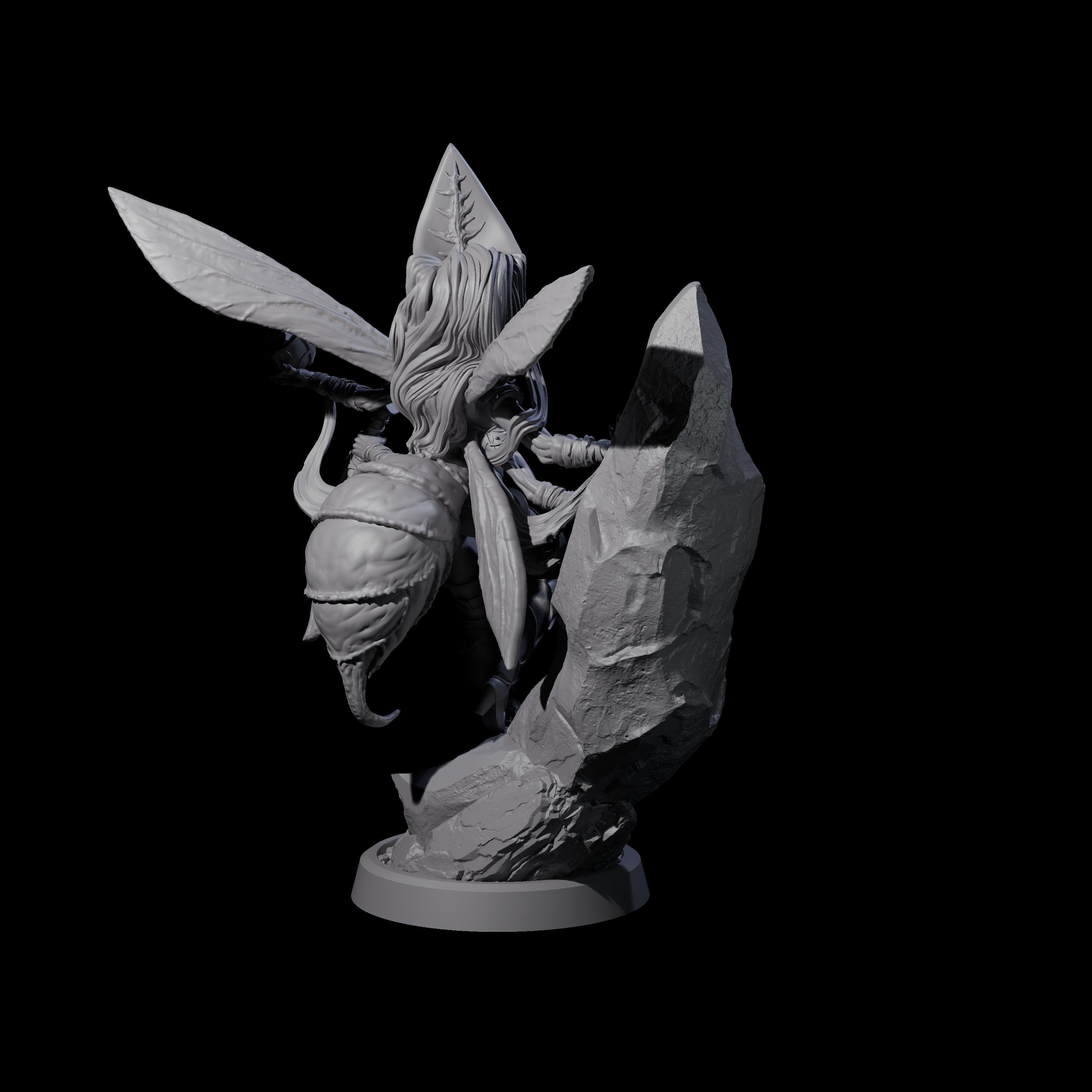 Chitinous Psionic Seer A Miniature for Dungeons and Dragons, Pathfinder or other TTRPGs