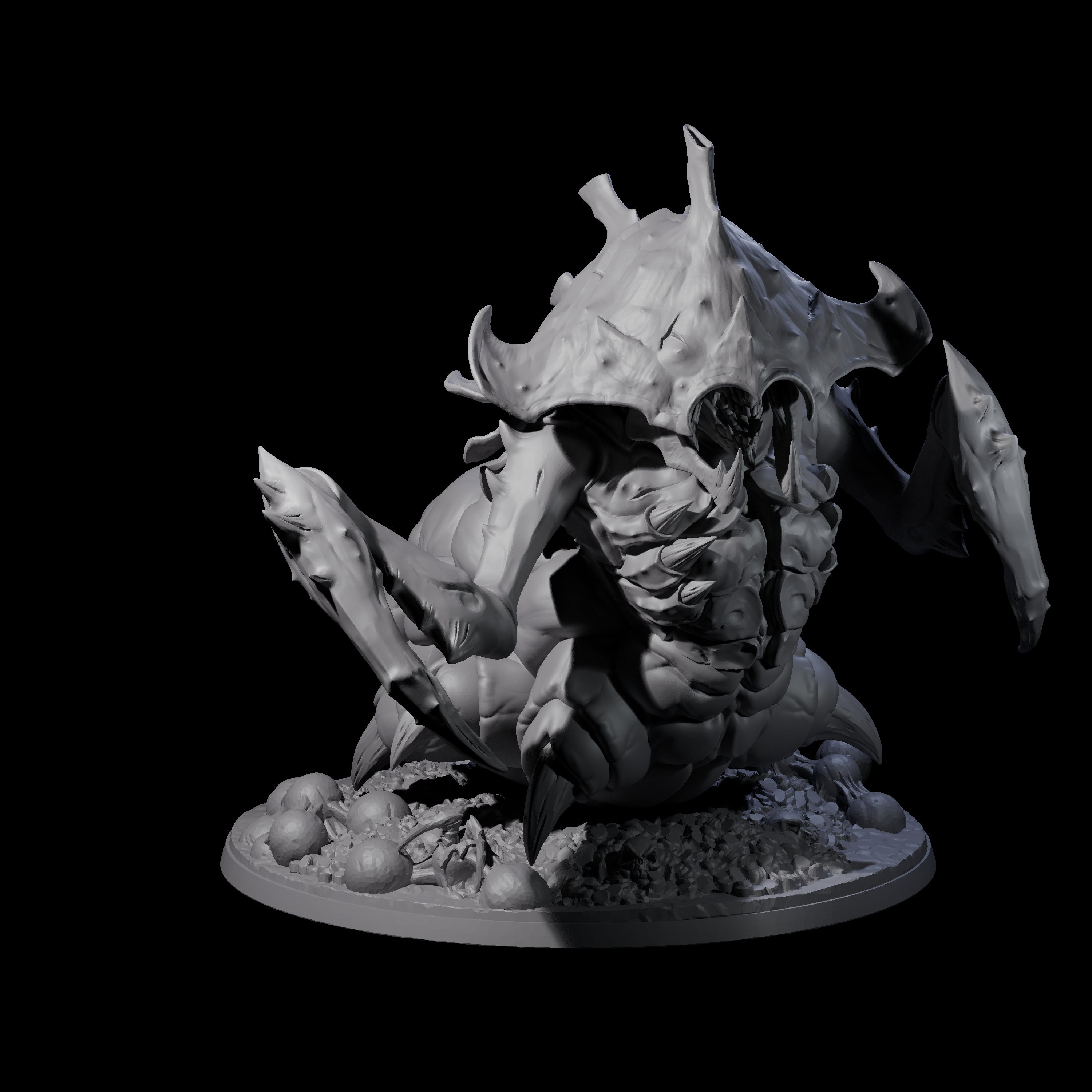 Chonky Ankheg Queen Miniature for Dungeons and Dragons, Pathfinder or other TTRPGs