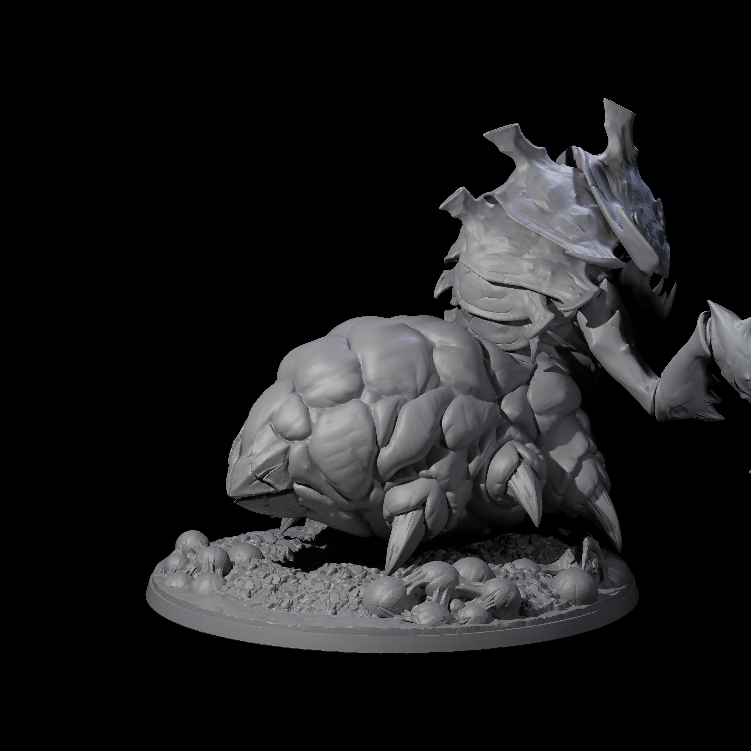 Chonky Ankheg Queen Miniature for Dungeons and Dragons, Pathfinder or other TTRPGs