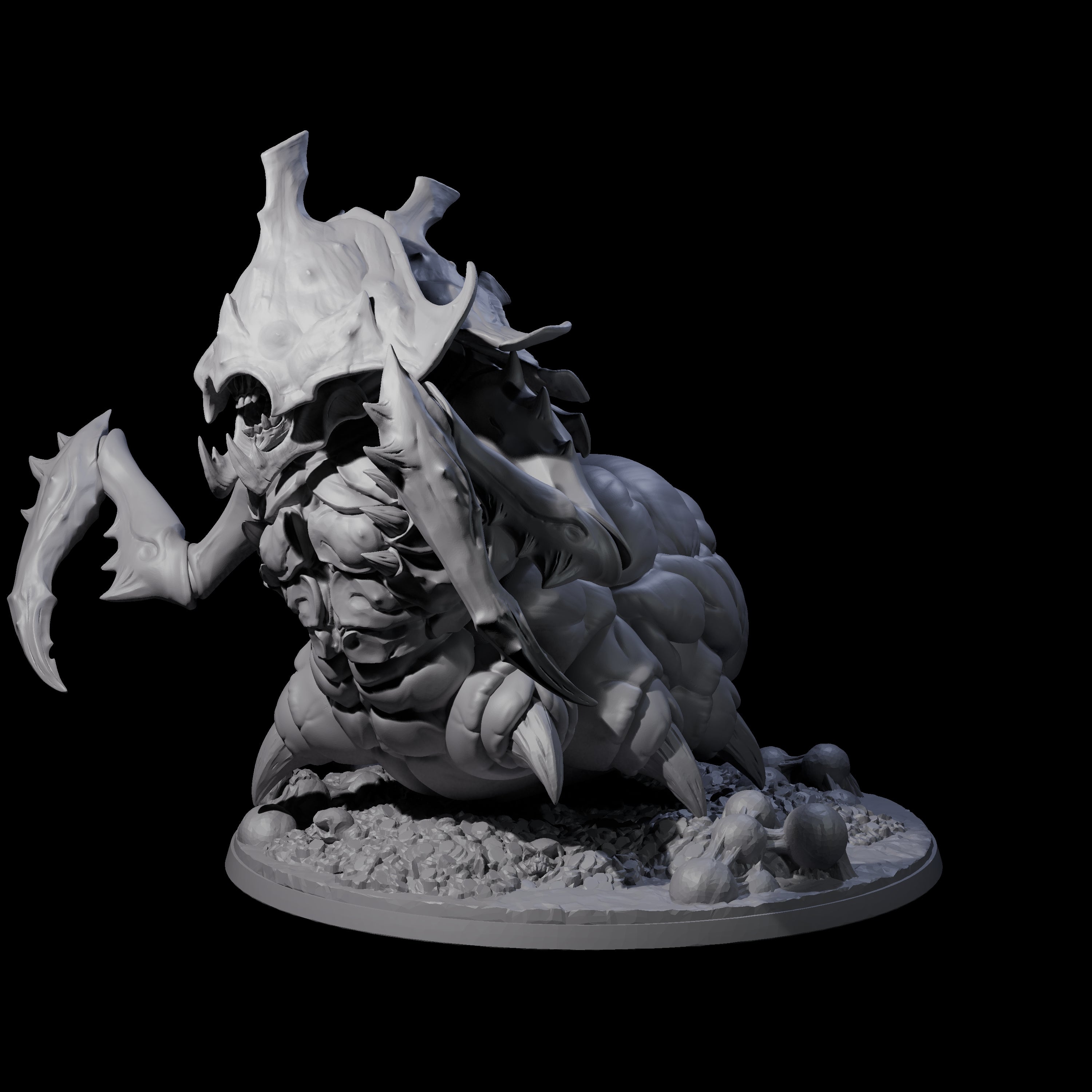 Chonky Ankheg Queen Miniature for Dungeons and Dragons, Pathfinder or other TTRPGs