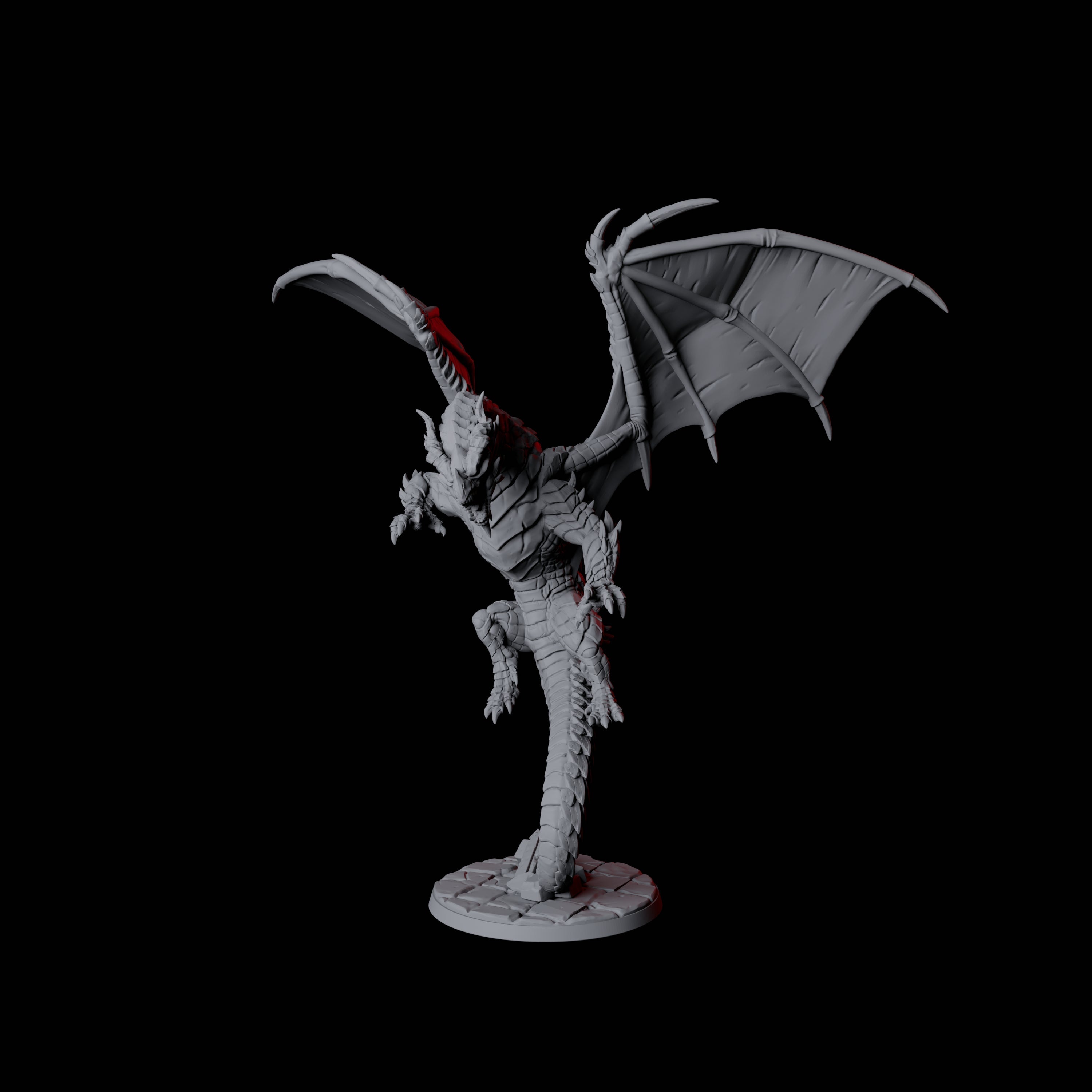 Chromatic Dragon A Miniature for Dungeons and Dragons, Pathfinder or other TTRPGs